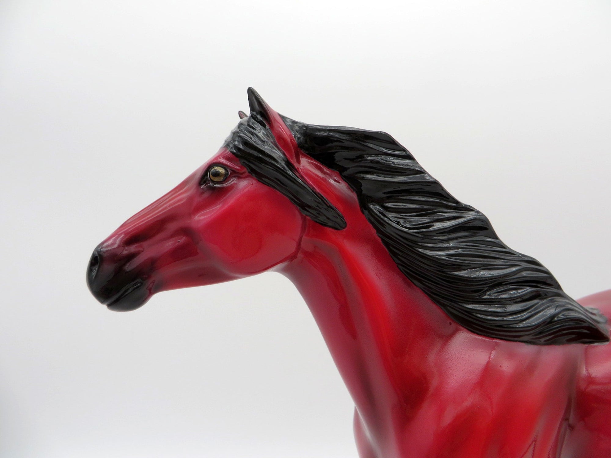 GIVEAWAY Pupa-OOAK Precious Stone Ruby Mustang Painted By Ellen Robbins EQ 2021
