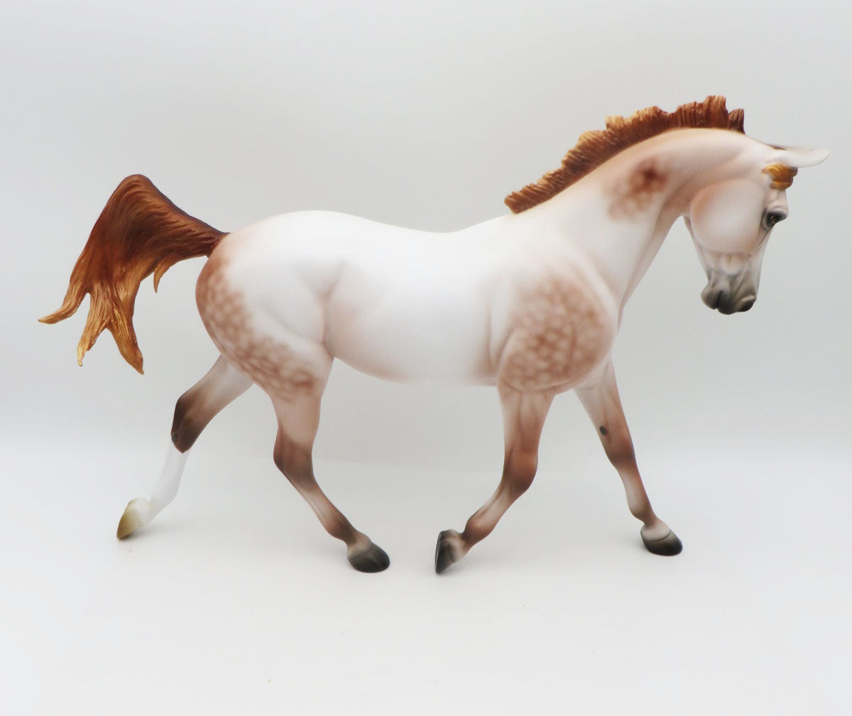 SAMPLE Red Tag Run Dapple Mulberry Grey Palouse By Ashley Palmer