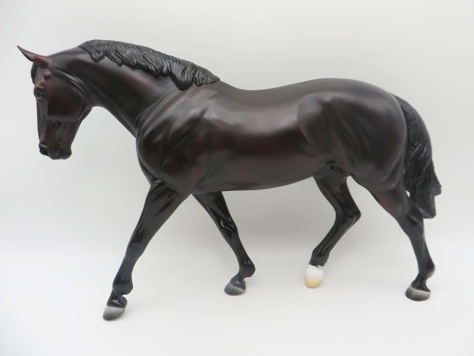 Red Outlaw - OOAK - Dark Blood Bay Irish Draught by Ashley Palmer - SHCF23