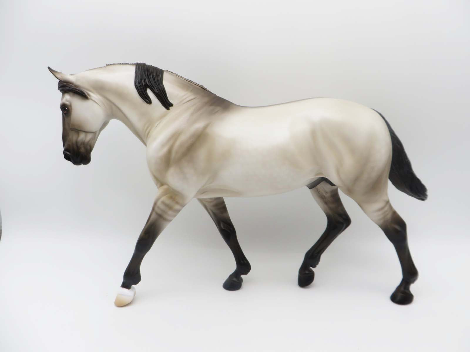 Round 'Em Up - OOAK - Dappled Grulla Irish Draught by Ashley Palmer - SHCF23