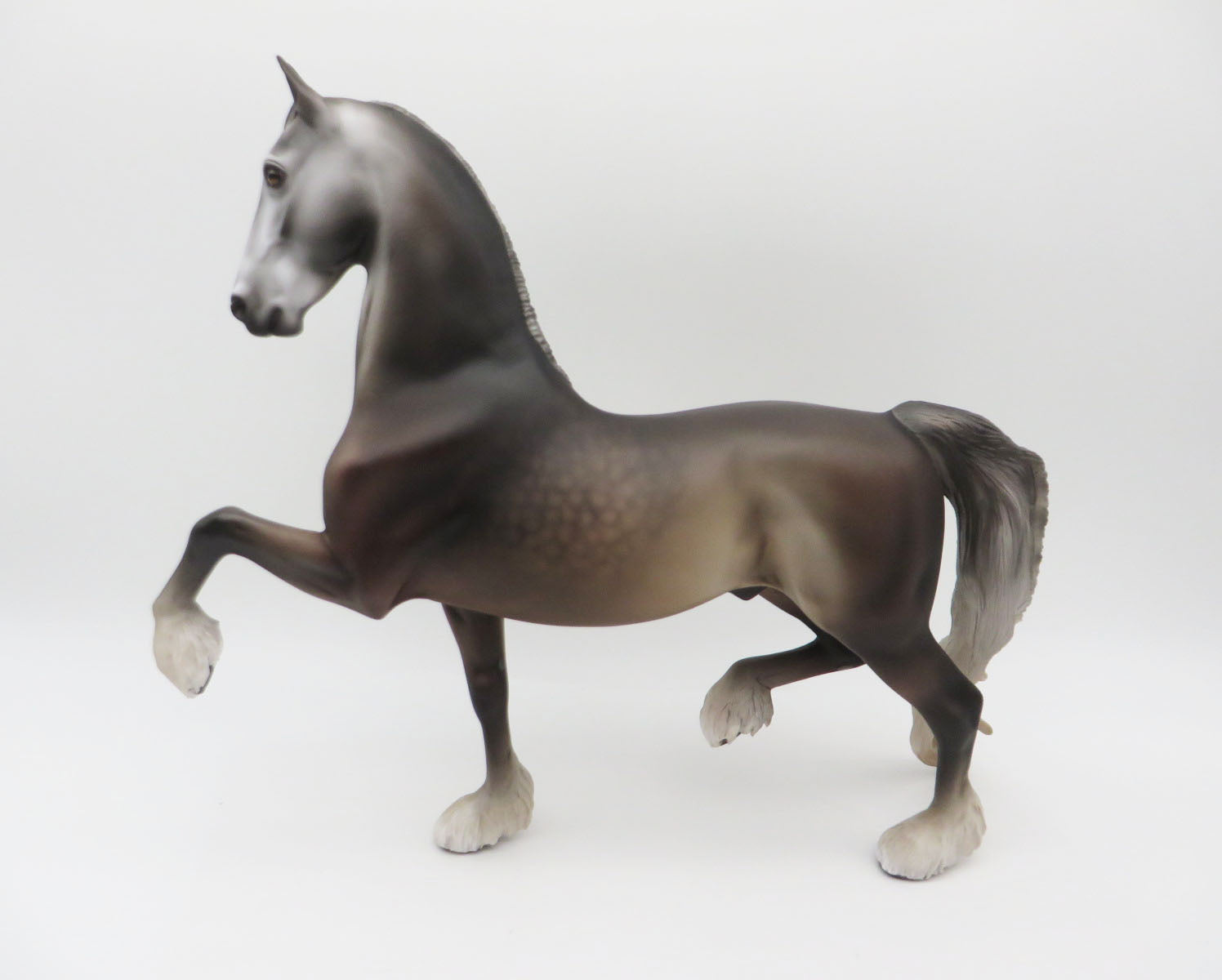 Silver & Gold - OOAK - Dapple Rose Grey Custom Saddlebred by Jess Hamill - Best Offers 2/27/23