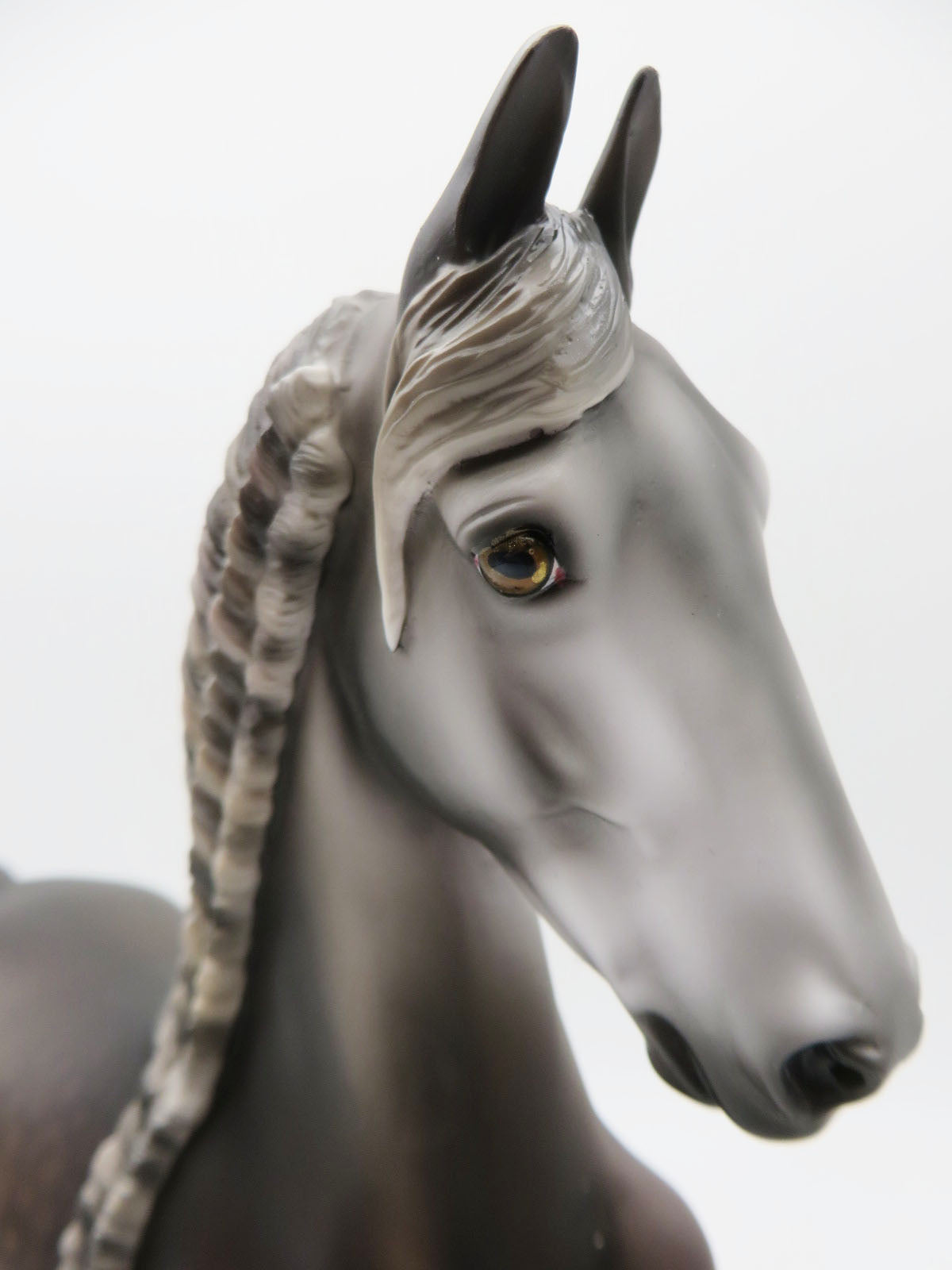 Silver & Gold - OOAK - Dapple Rose Grey Custom Saddlebred by Jess Hamill - Best Offers 2/27/23