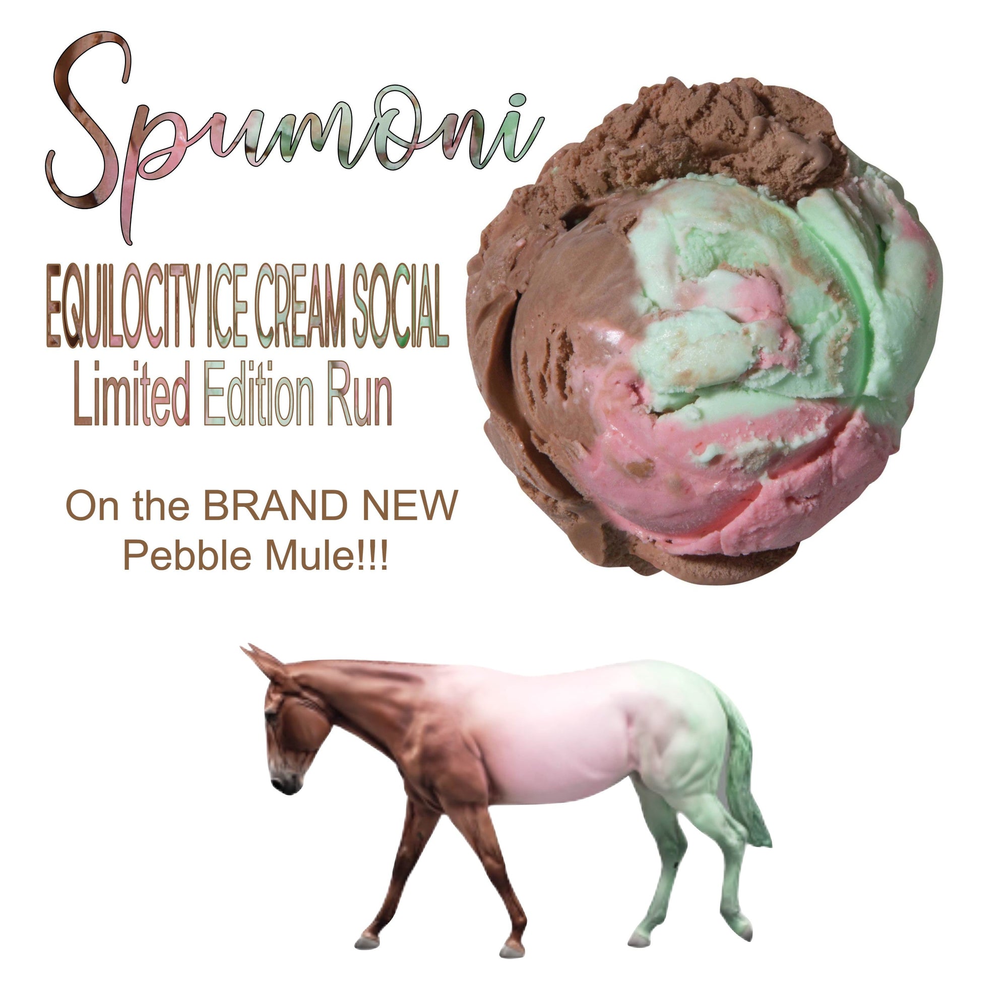 2023 EQ Ice Cream Social - Spumoni Ice Cream Pebble Mule by Jess Hamill EQ23