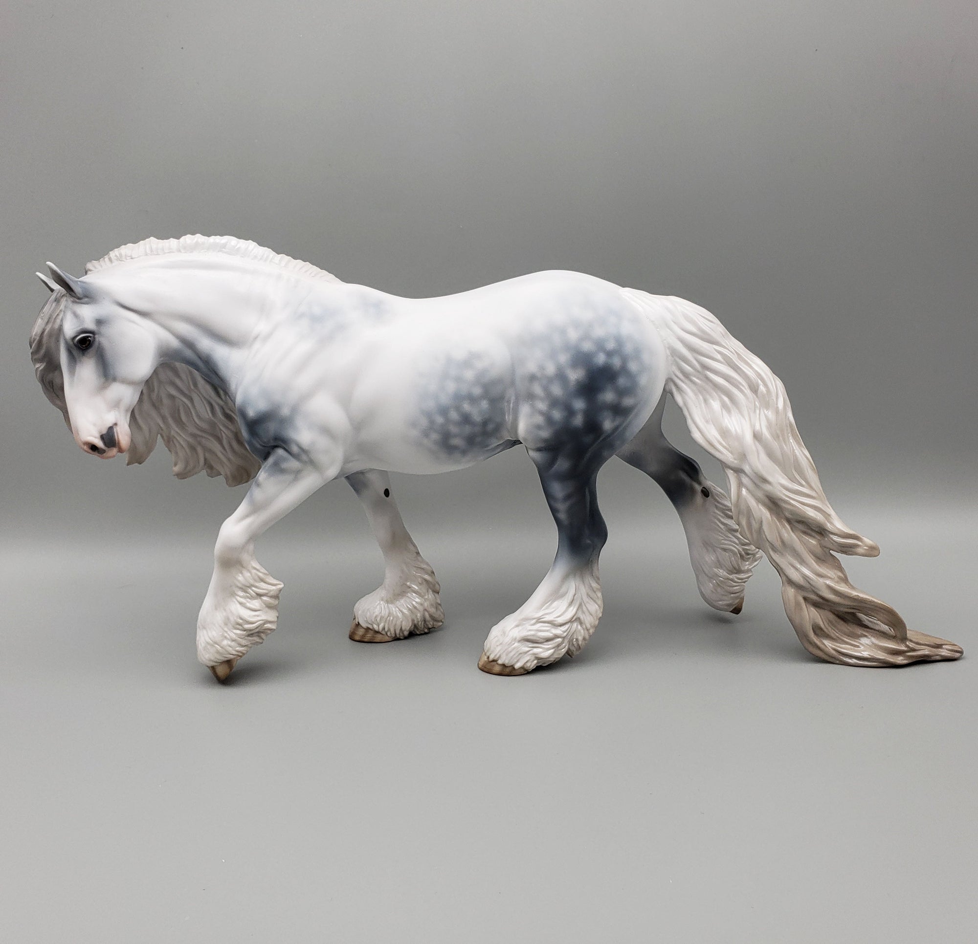 Storm On The Horizon OOAK Dappled Grey Pinto Irish Cob By Jess Hamill Best Offers 6/12/23