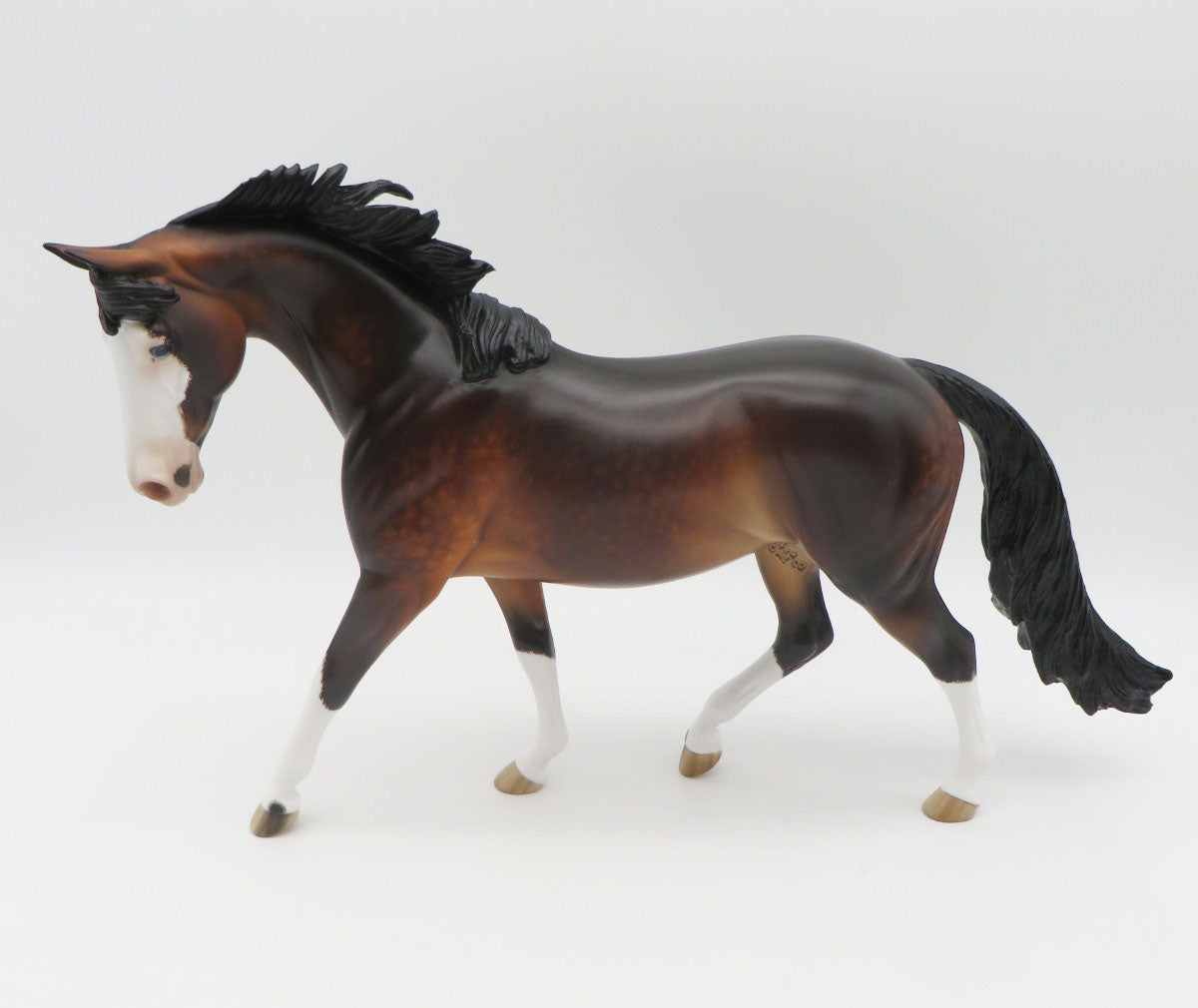 TELL MAMA - OOAK - DAPPLED BAY PONY MARE MODEL HORSE BY SHERYL LEISURE BEST OFFERS 10/14/22