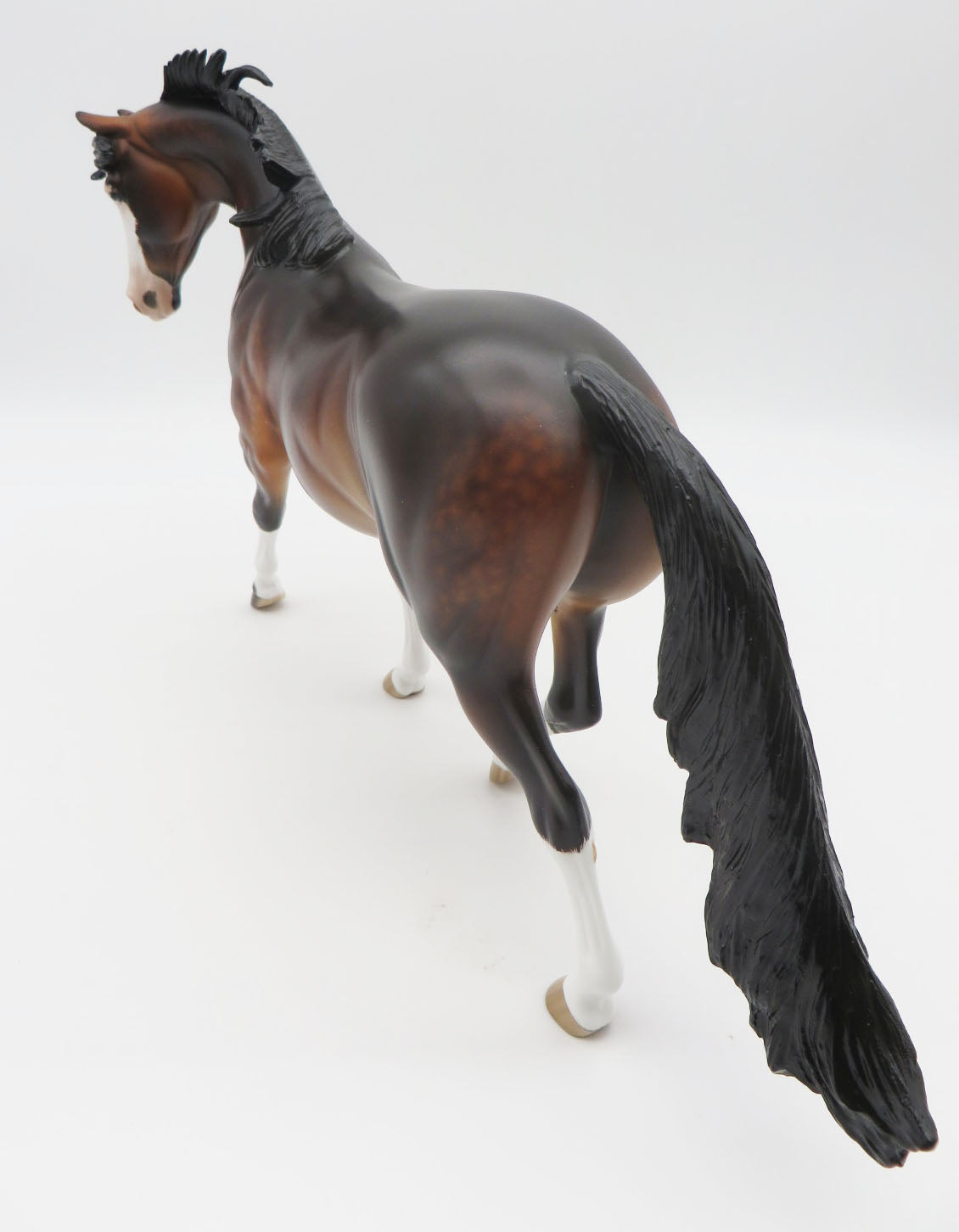 TELL MAMA - OOAK - DAPPLED BAY PONY MARE MODEL HORSE BY SHERYL LEISURE BEST OFFERS 10/14/22