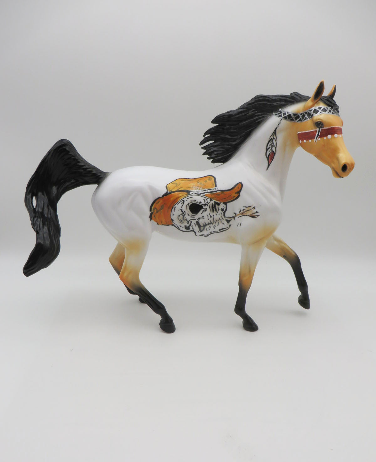 UNDEAD REDEMPTION - OOAK - HALLOWEEN DECORATOR ARABIAN MARE - By Dawn Quick