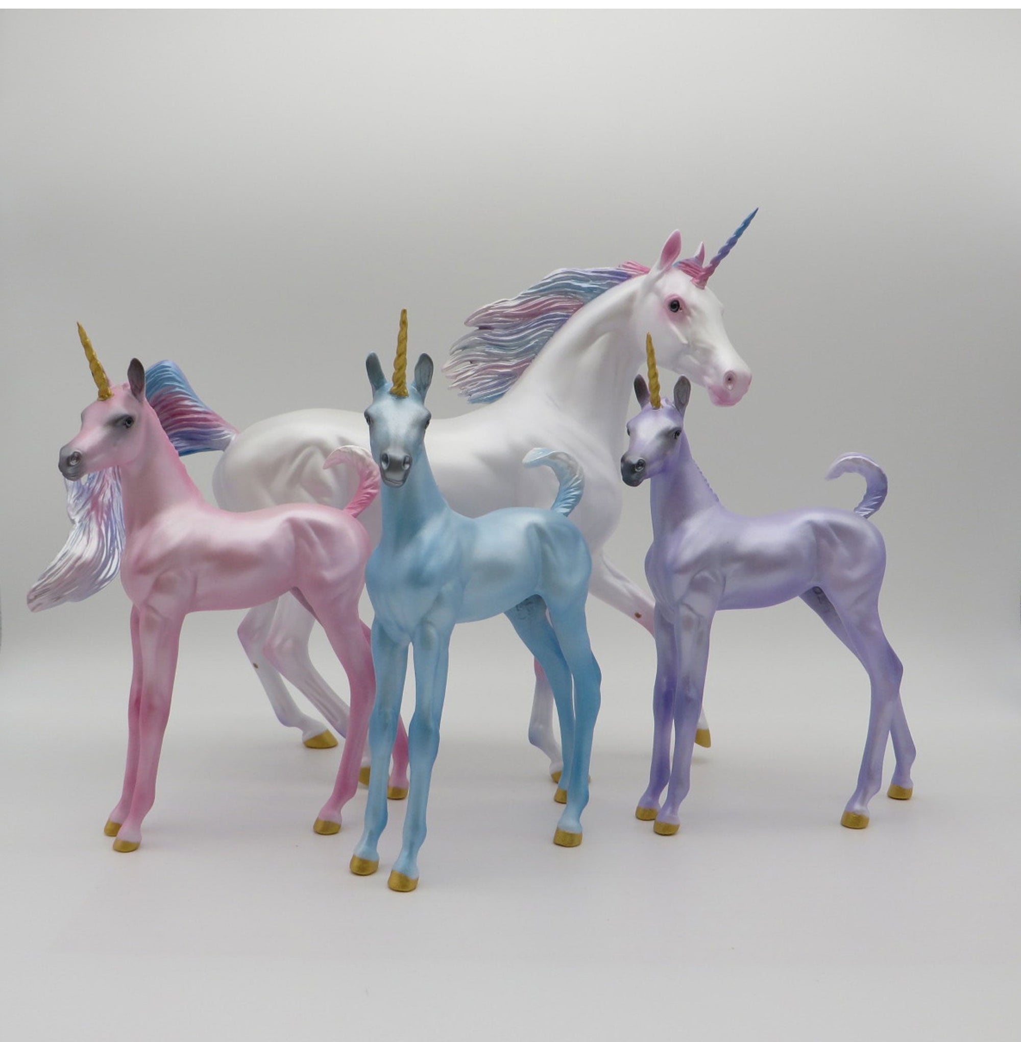 Cotton Candy and Foal LE-?-- National Unicorn Day!