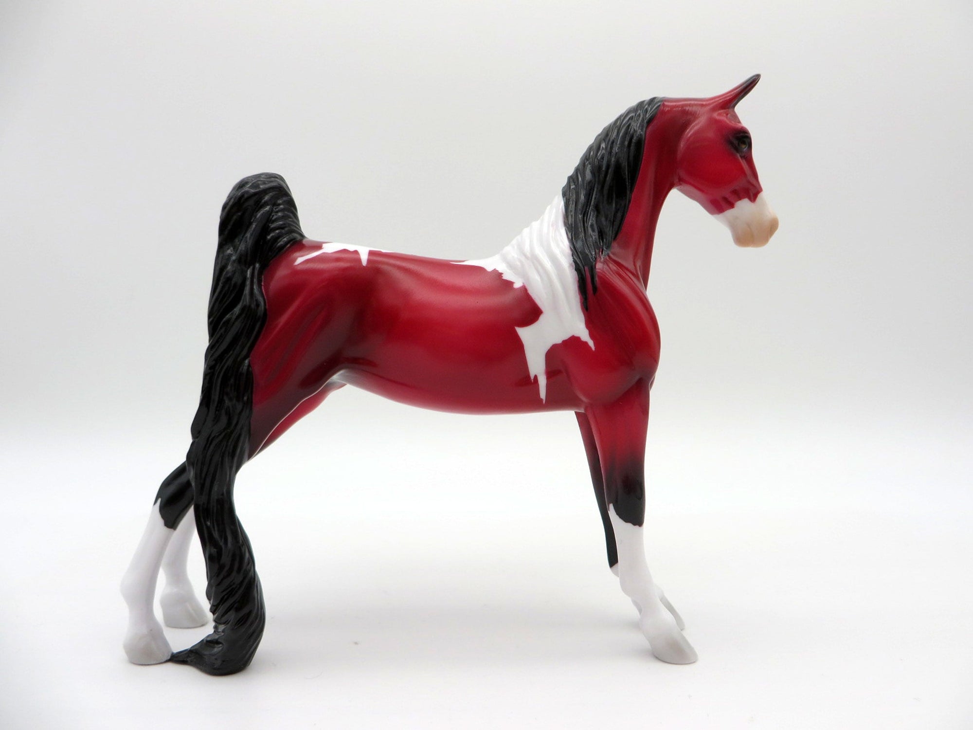 Wolfira-OOAK Saddlebred Precious Stone Painted By Ellen Robbins EQ 2021