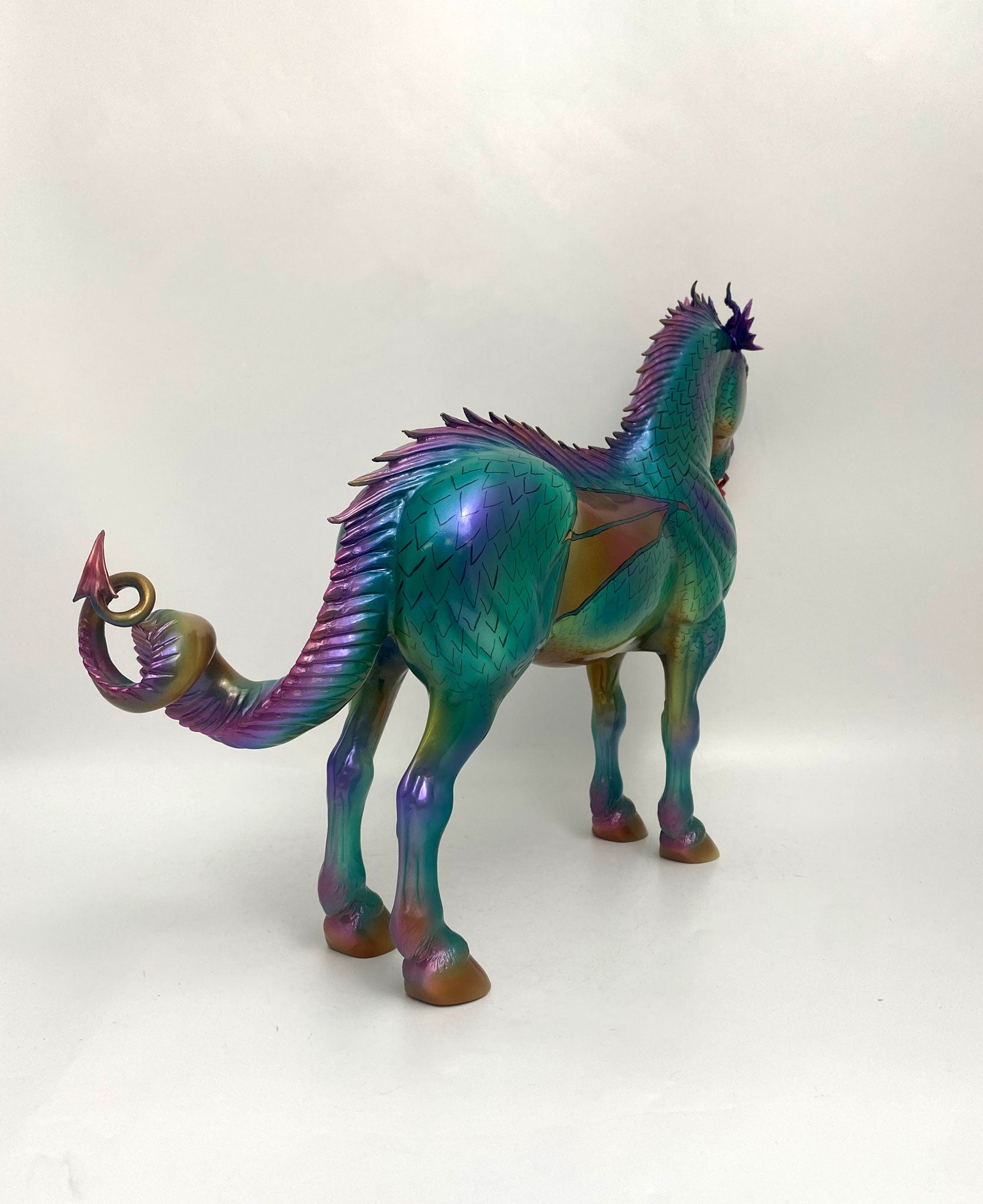 ABRASAX-OOAK HYBRID BETWEEN MYTHICAL DRAGON AND SERPENT CUSTOM BY MATT S. AND PAINTED BY JAS FANNING MM2020