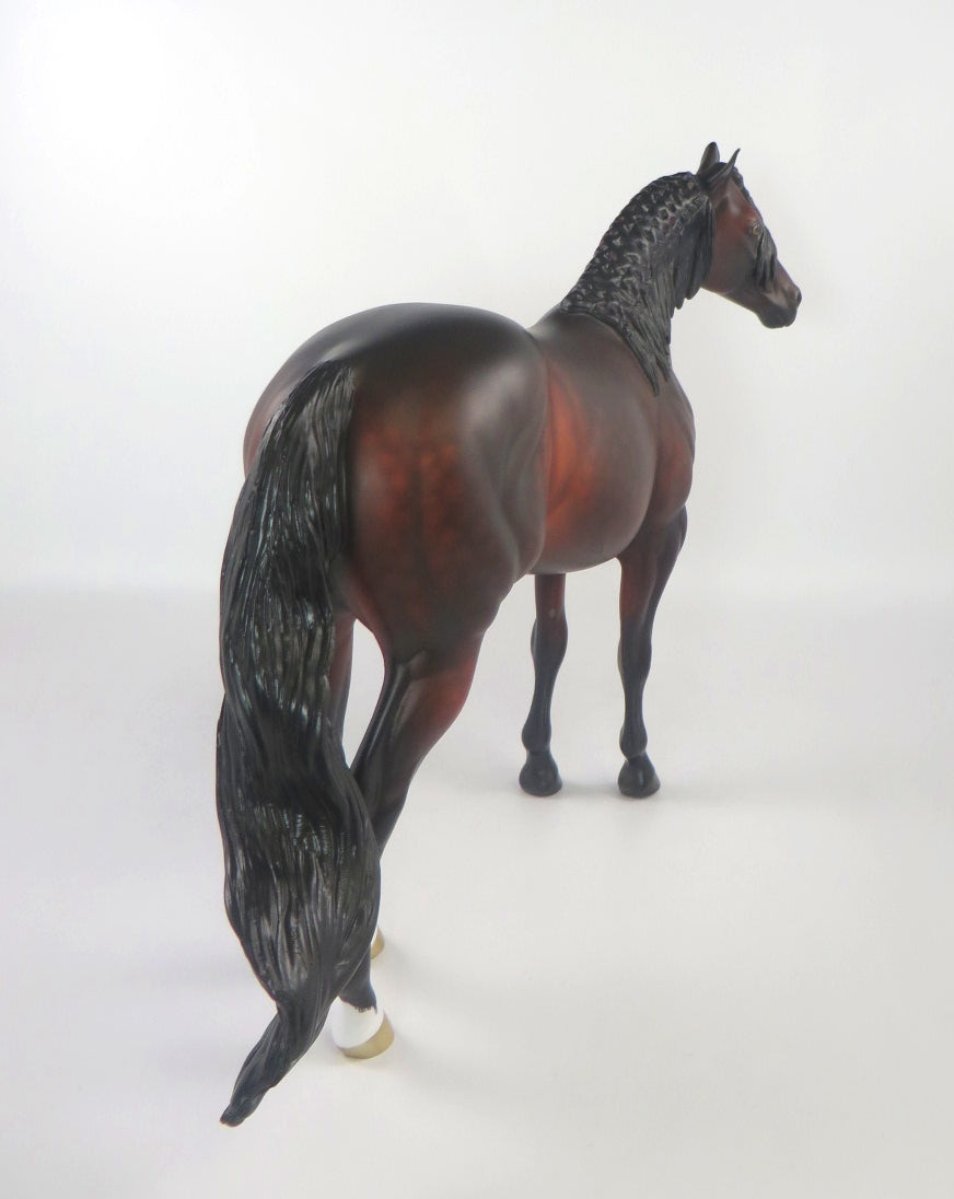 ALDA-OOAK STAR DAPPLE BAY ISH MODEL HORSE 2/20/20