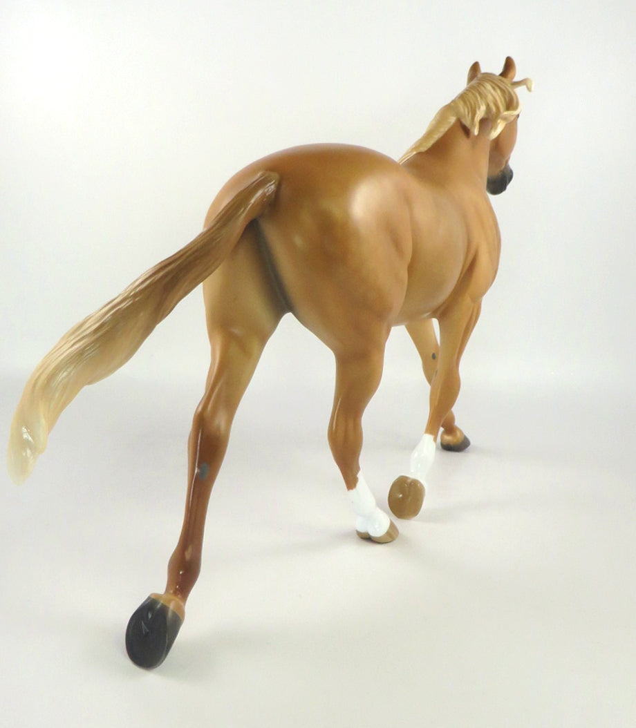 ALTER-OOAK PALE CHESTNUT PALOUSE MODEL HORSE BY SHERYL LEISURE 2/20/20