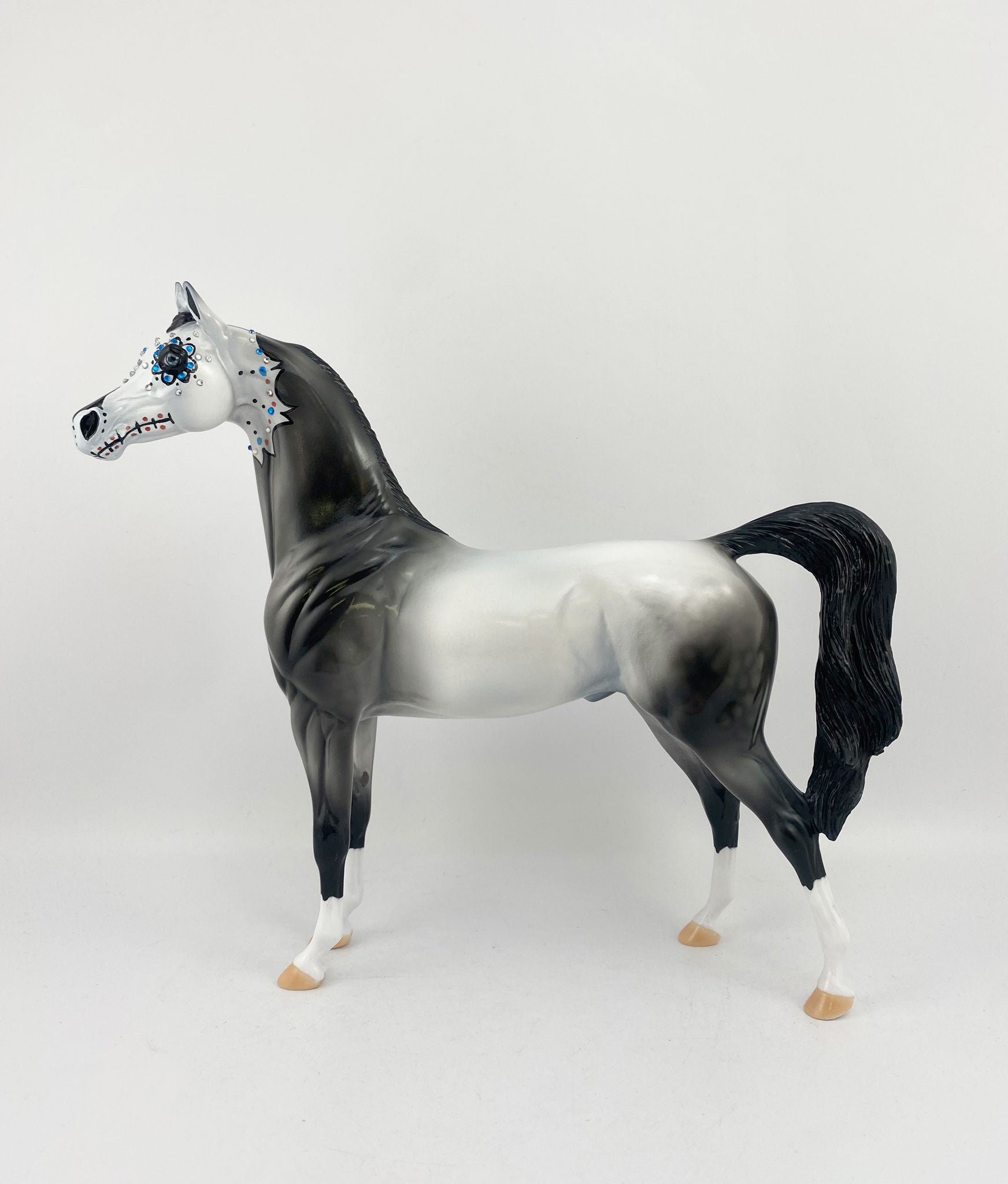 Alwar-OOAK Sugar Skull Arabian By Dawn Quick MM 2020