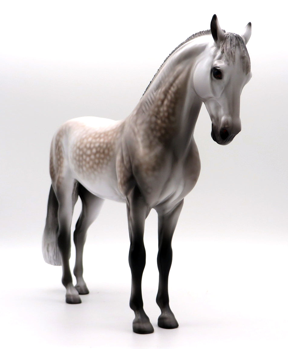 Arcadia-OOAK Dapple Grey Andalusian By Caroline Boydston 10/4/21