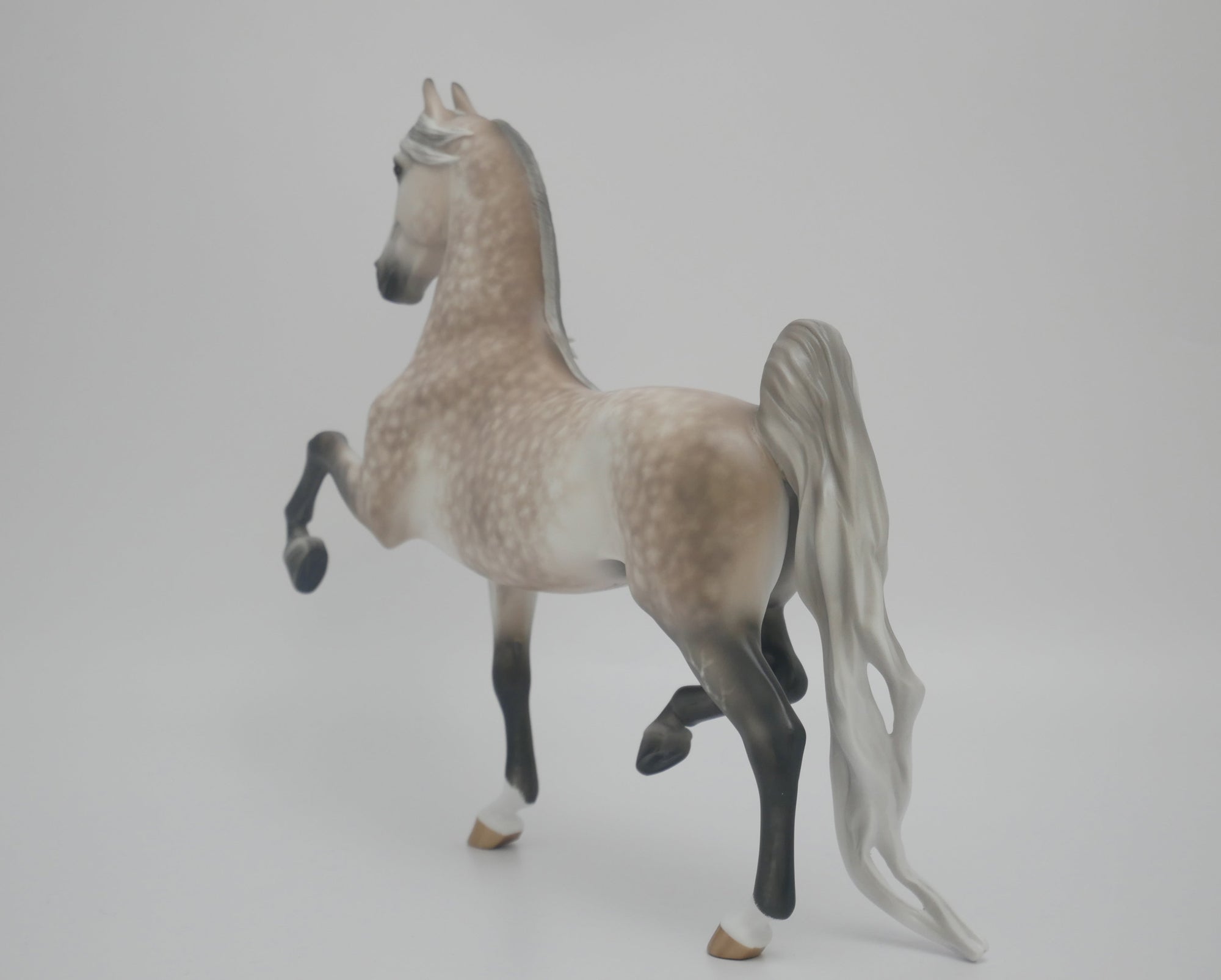 ASHTEE-OOAK STAR DAPPLE SADDLEBRED BY SHERYL LEISURE 3/19/20