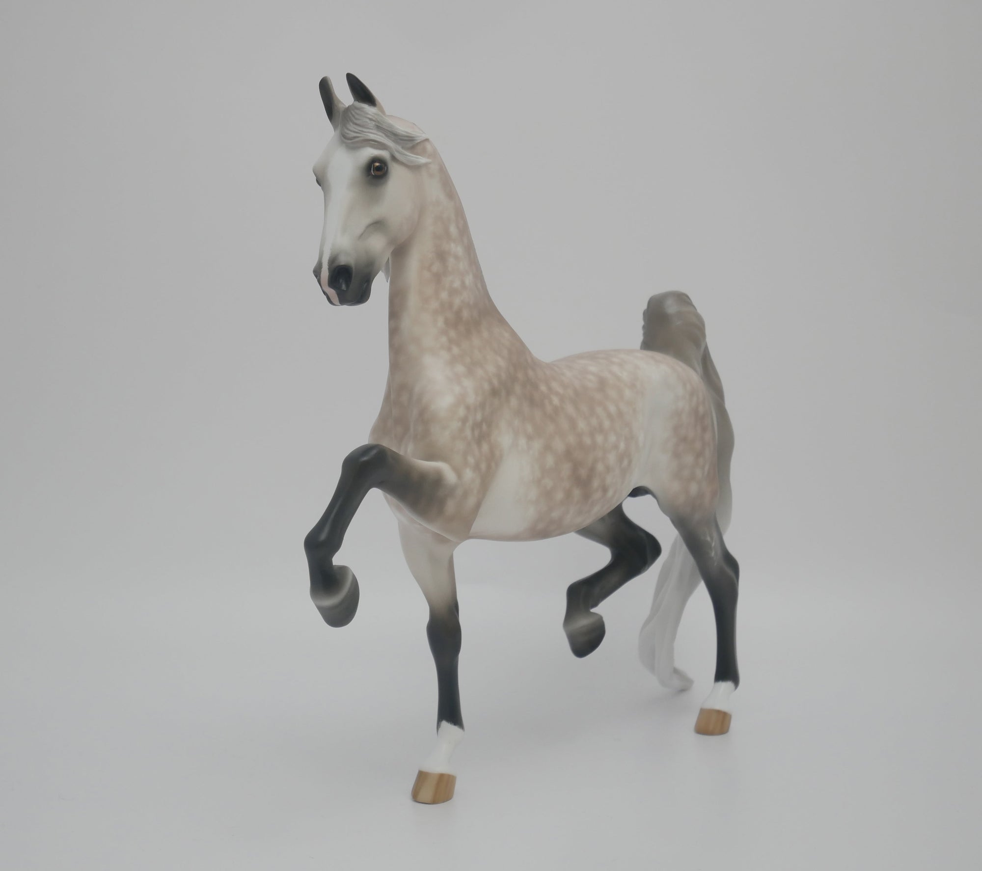 ASHTEE-OOAK STAR DAPPLE SADDLEBRED BY SHERYL LEISURE 3/19/20