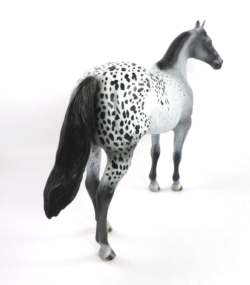 BABY BLUE- OOAK APPALOOSA ISH MODEL HORSE BY AL KATT PJ20