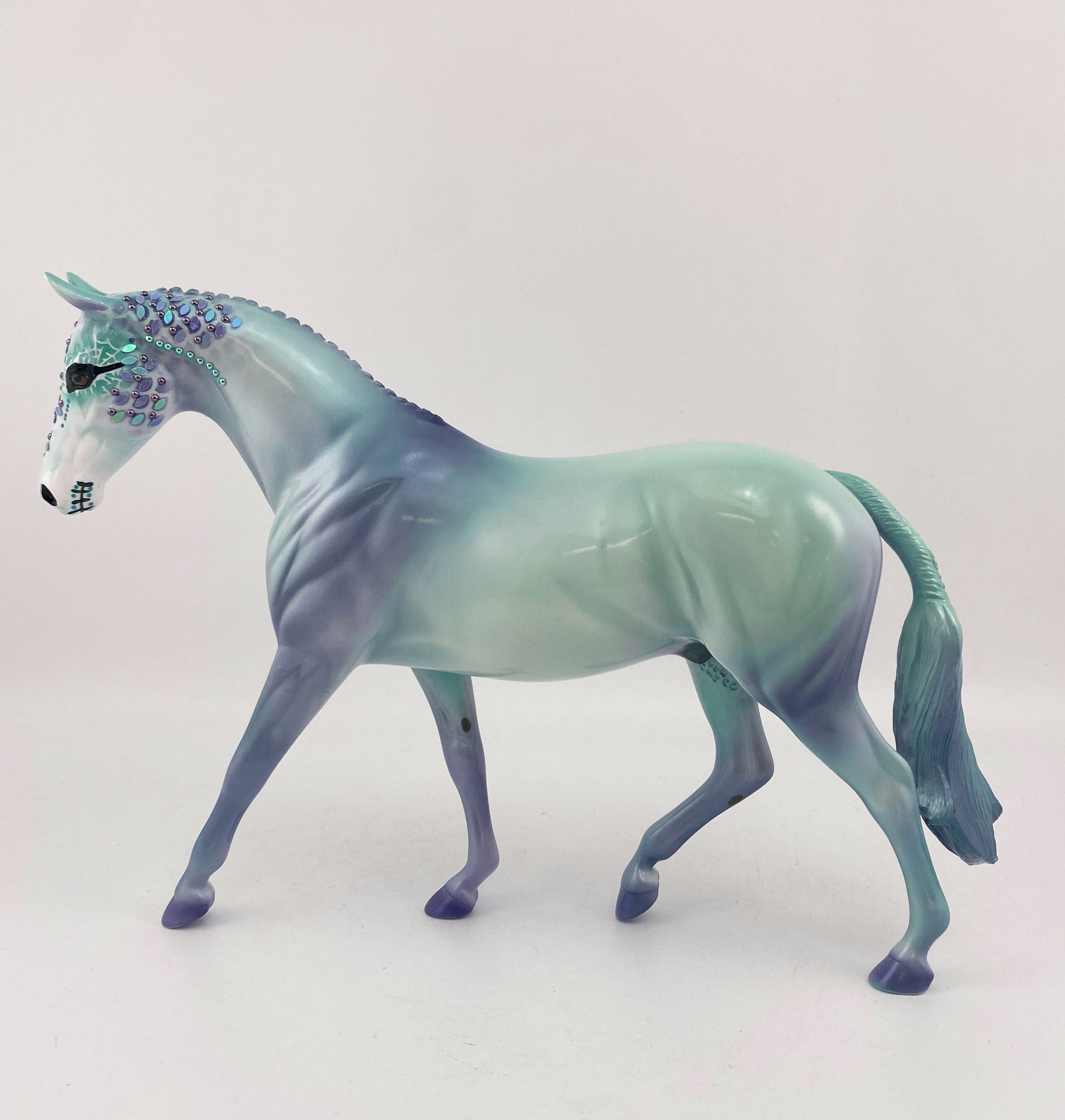 Balta-OOAK Sugar Skull Pony By Dawn Quick MM 2020