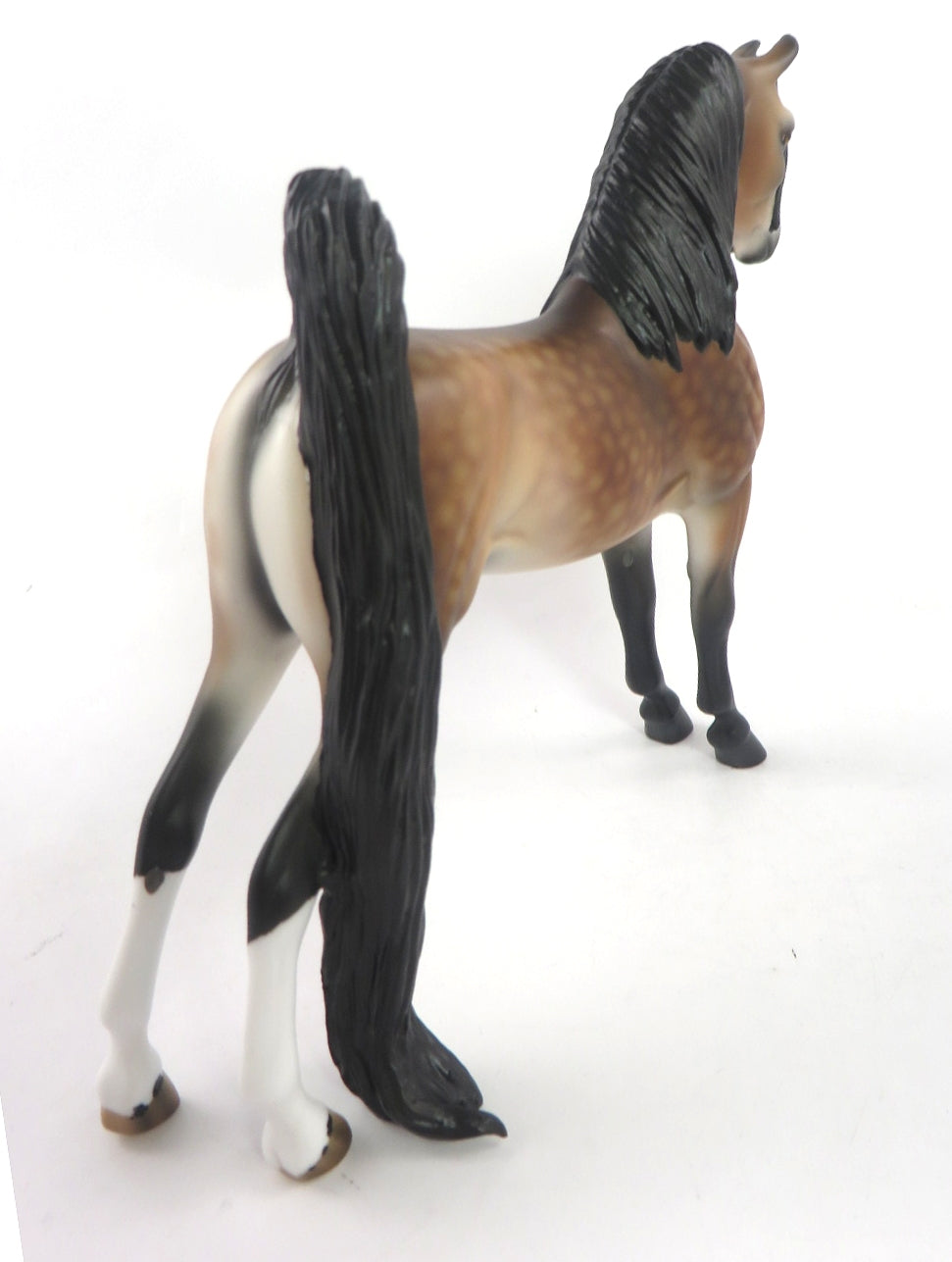 BIANCIA-- OOAK DAPPLE BAY SADDLEBRED PEBBLES BY AUDREY DIXON WHS19