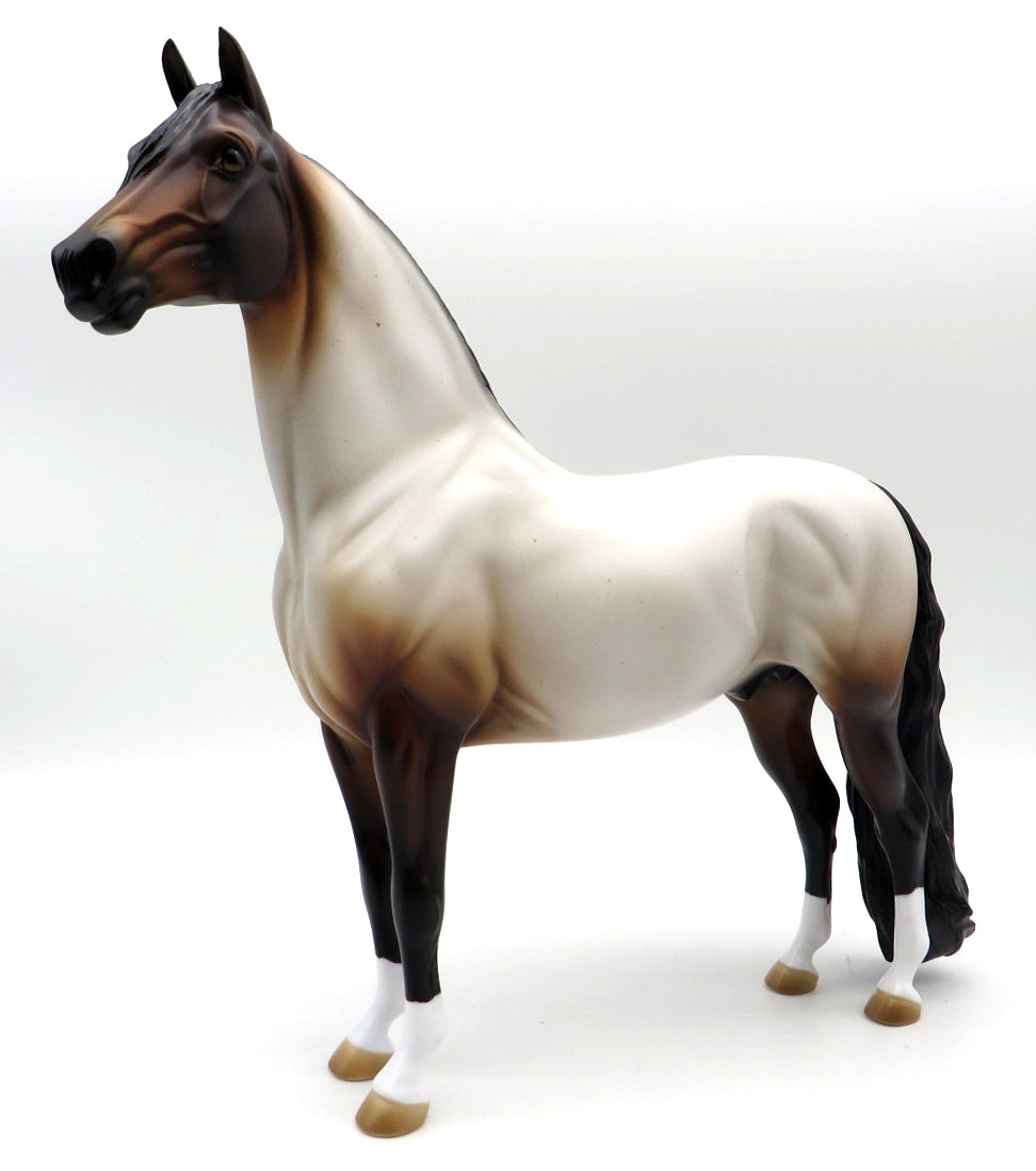 Bioshock- OOAK Bay Roan Morgan Painted by Kayla MM 21