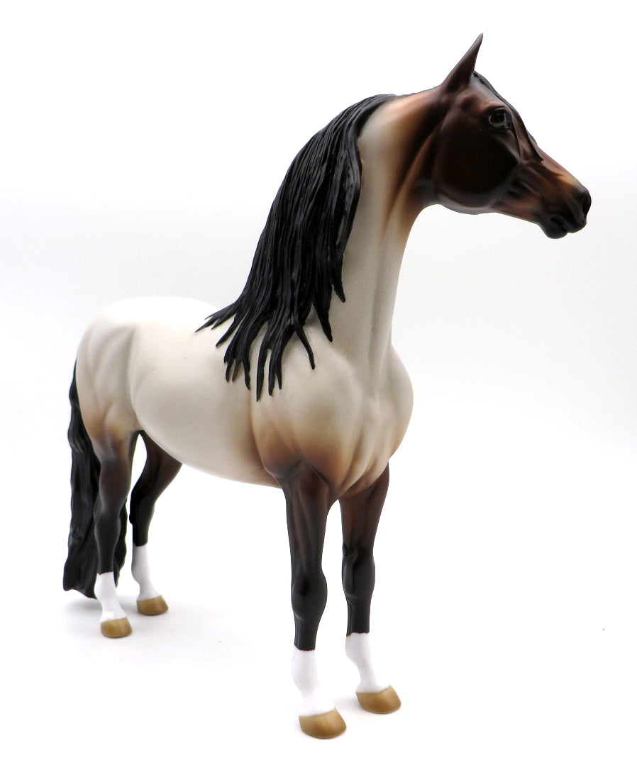 Bioshock- OOAK Bay Roan Morgan Painted by Kayla MM 21