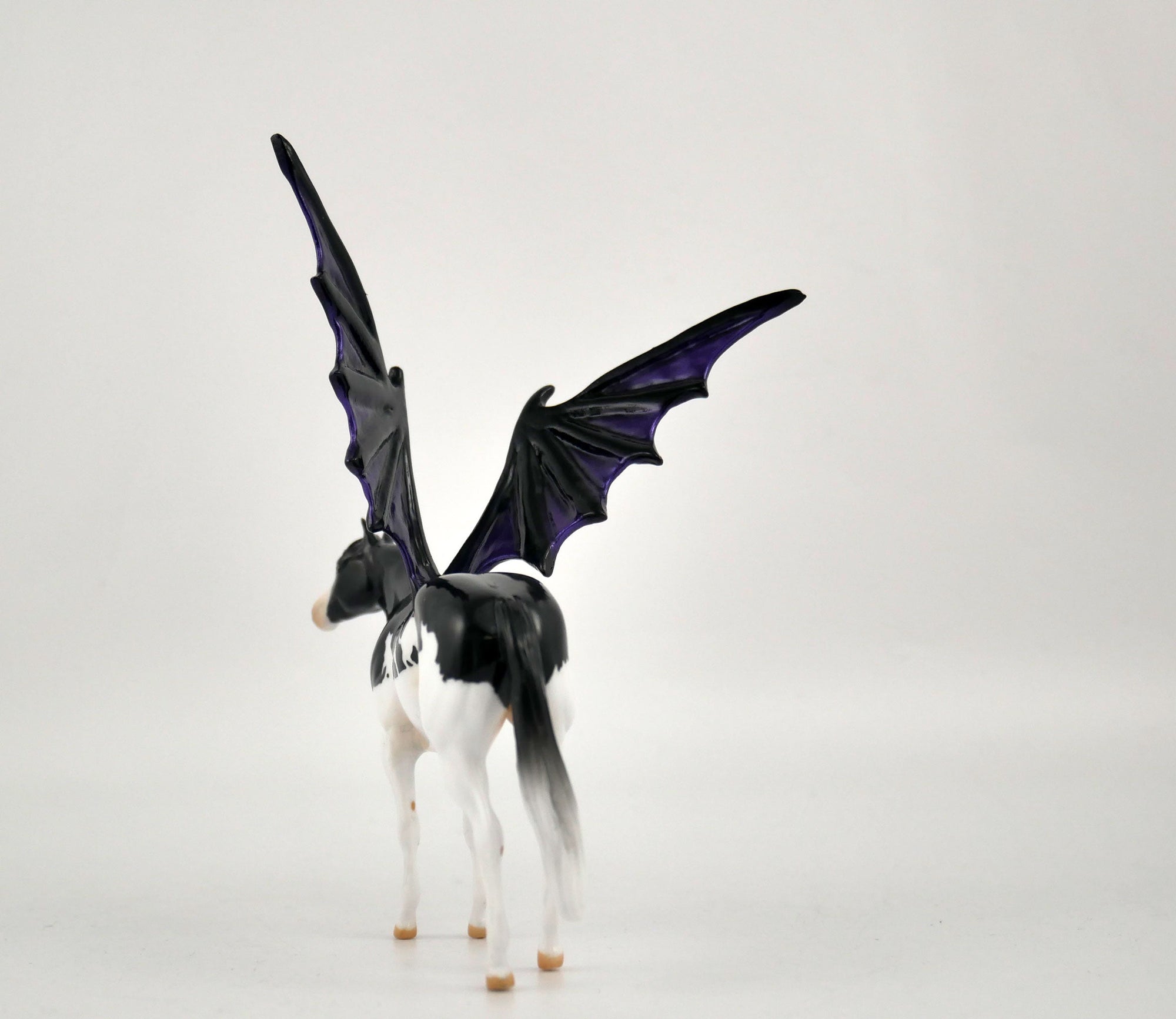 Black Cats-OOAK Stock Horse Bat Chip By Audrey Dixon MM 2020