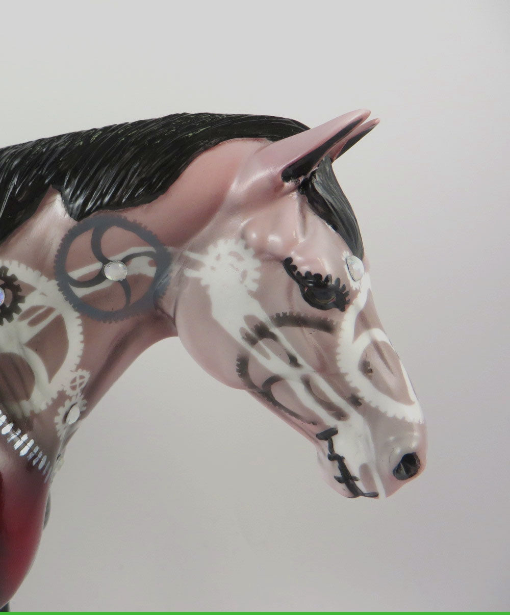 BLADGEN - OOAK STEAM PUNK DECORATOR HEAVY DRAFT MARE BY DAWN QUICK MM19