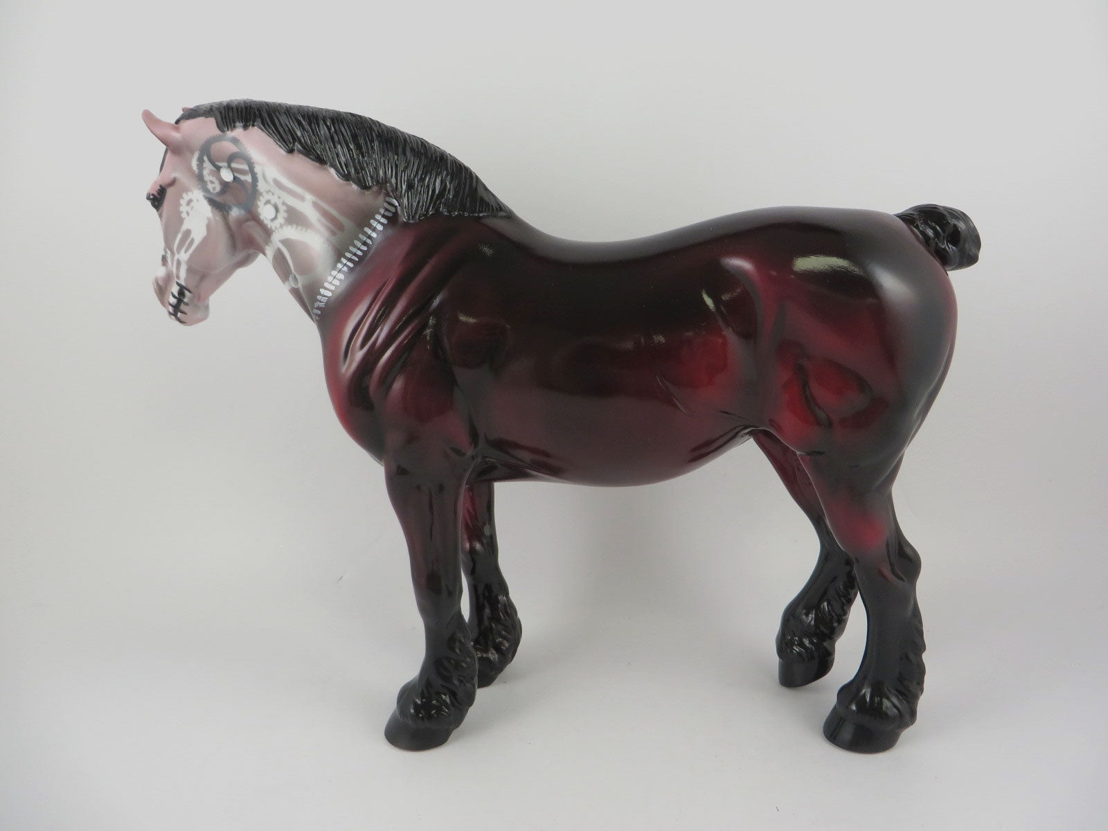 BLADGEN - OOAK STEAM PUNK DECORATOR HEAVY DRAFT MARE BY DAWN QUICK MM19