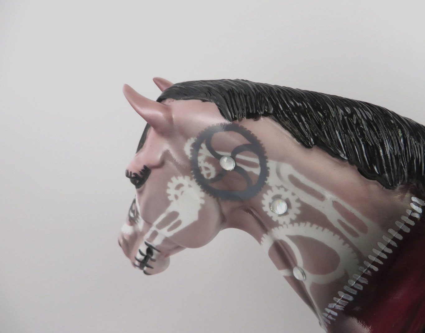 BLADGEN - OOAK STEAM PUNK DECORATOR HEAVY DRAFT MARE BY DAWN QUICK MM19