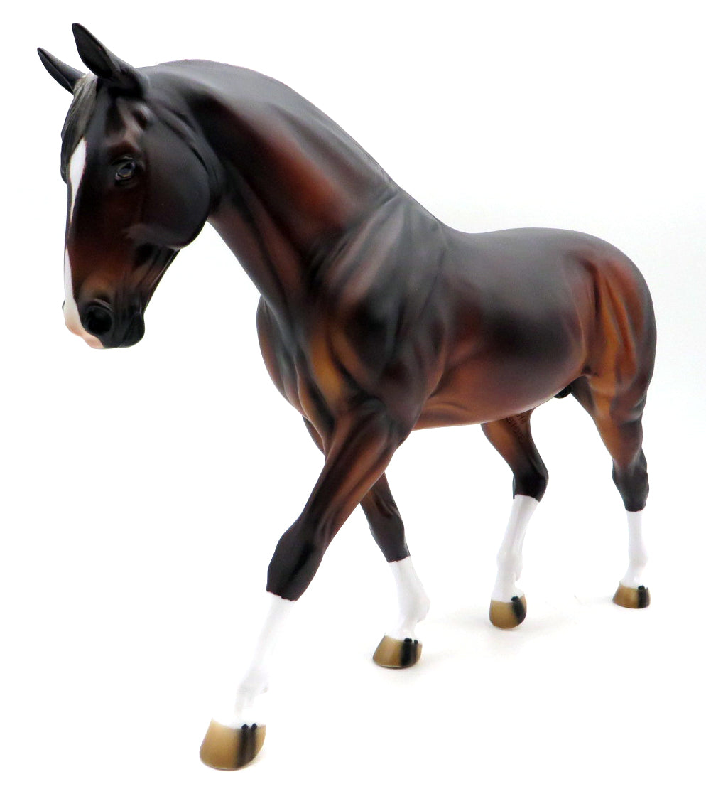 Bloodborne - OOAK Silver Bay Irish Draft Painted by Kayla MM 21