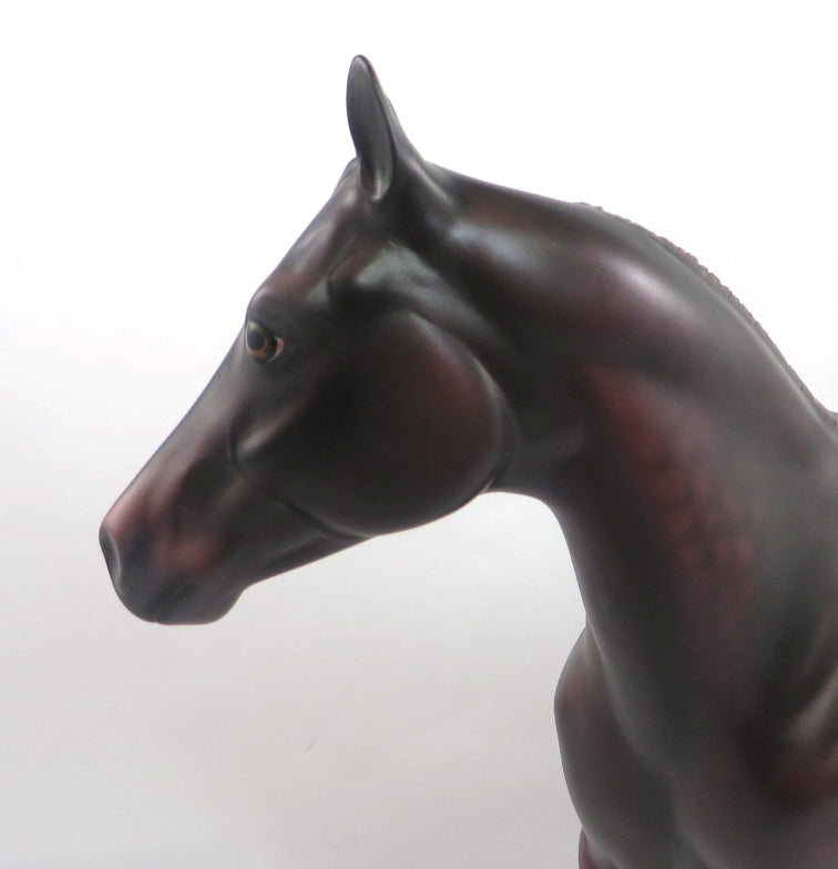 BROADWAY JOE-OOAK DAPPLE BAY ISH MODEL HORSE SB20