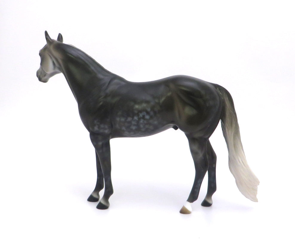 BUCK-A-BOO-OOAK STAR DAPPLE GREY ISH MODEL HORSE 2/28/20