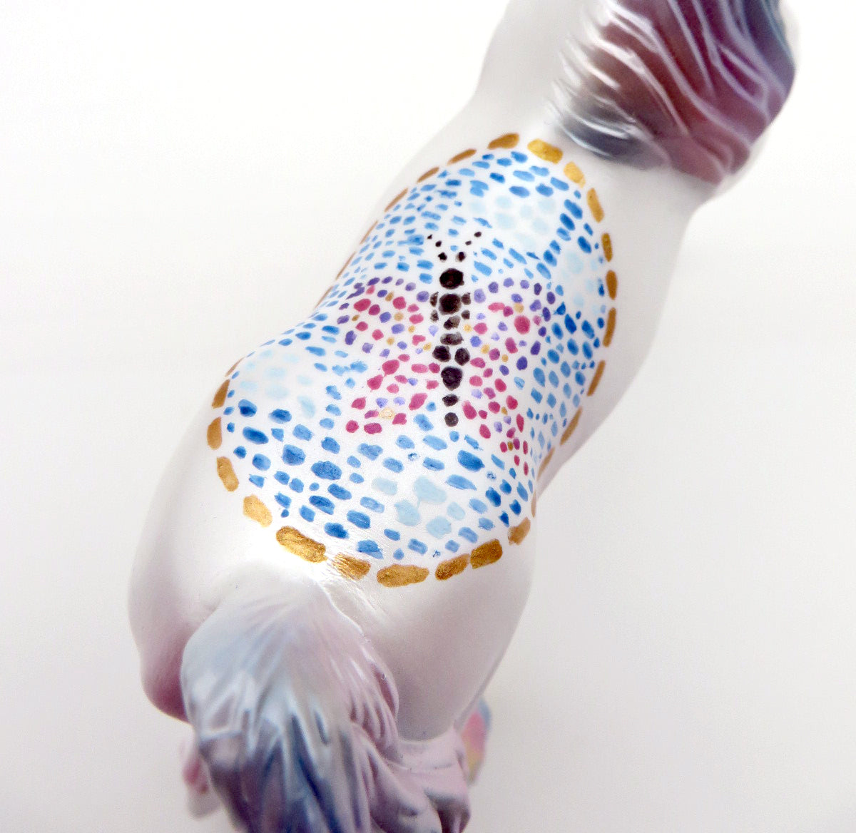 Butterfly Rainbow - OOAK Saddlebred Pebble by Jas Fanning