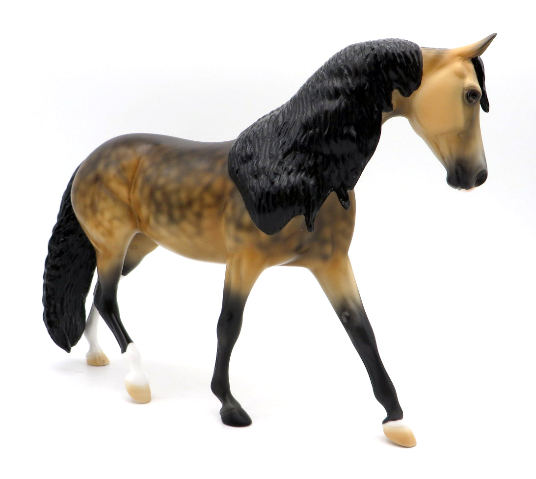 Butter Toffee - Sooty Buckskin Pony by Ellen Robbins