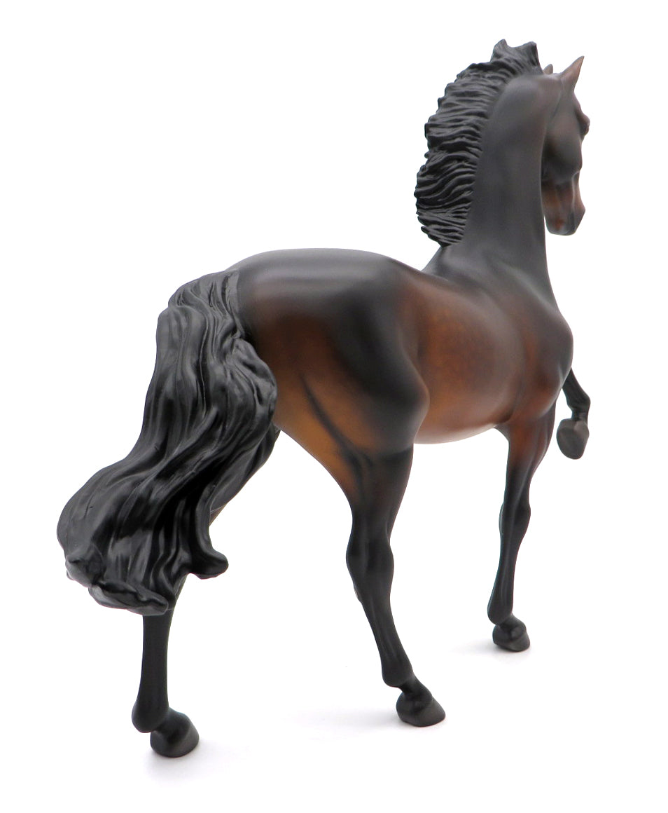 Calabasas-OOAK Dapple Bay Saddlebred by Caroline Boydston 10/11/21