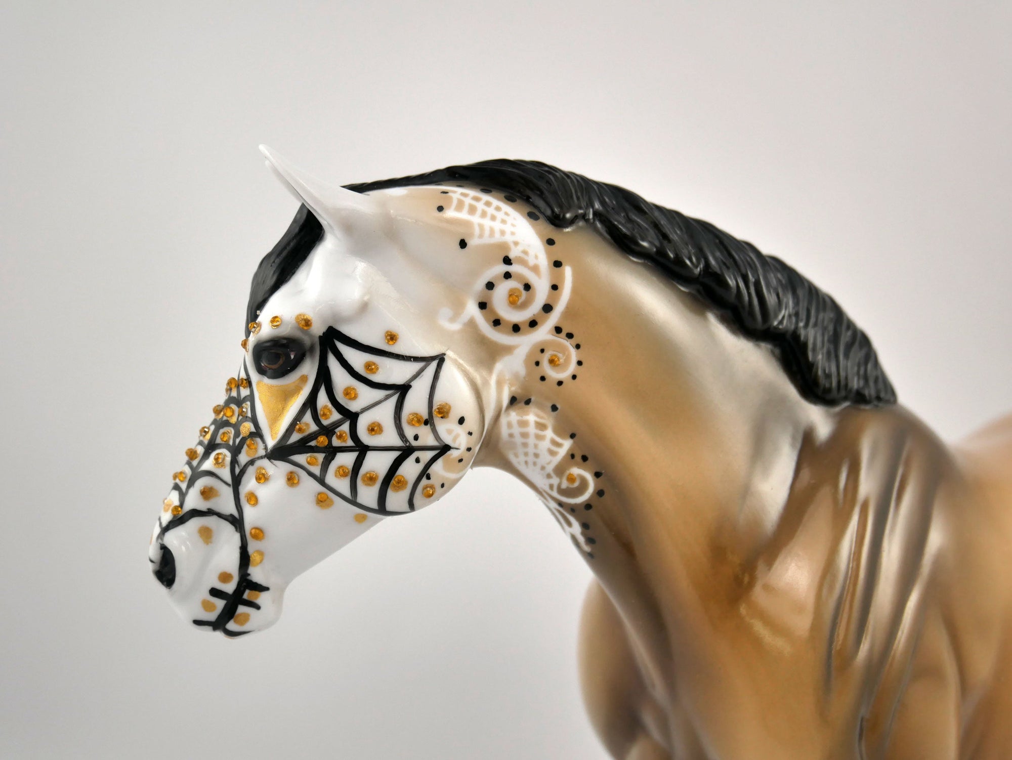 Calida- OOAK Sugar Skull Heavy Draft Horse By Dawn Quick MM 2020