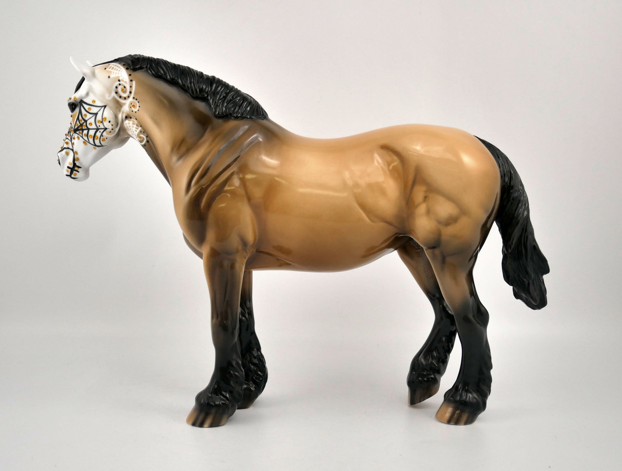 Calida- OOAK Sugar Skull Heavy Draft Horse By Dawn Quick MM 2020