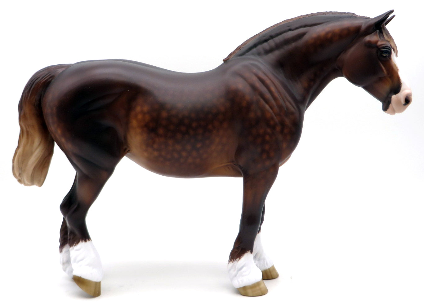 CALL ME A MIRACLE-OOAK DAPPLE DAPPLE CHESTNUT HEAVY DRAFT MARE BY SHERYL LEISURE 1/17/21