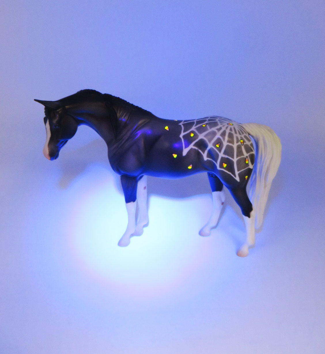 Candy - OOAK - Halloween Decorator Pebble Arabian - Painted by Jess Hamill - MM22