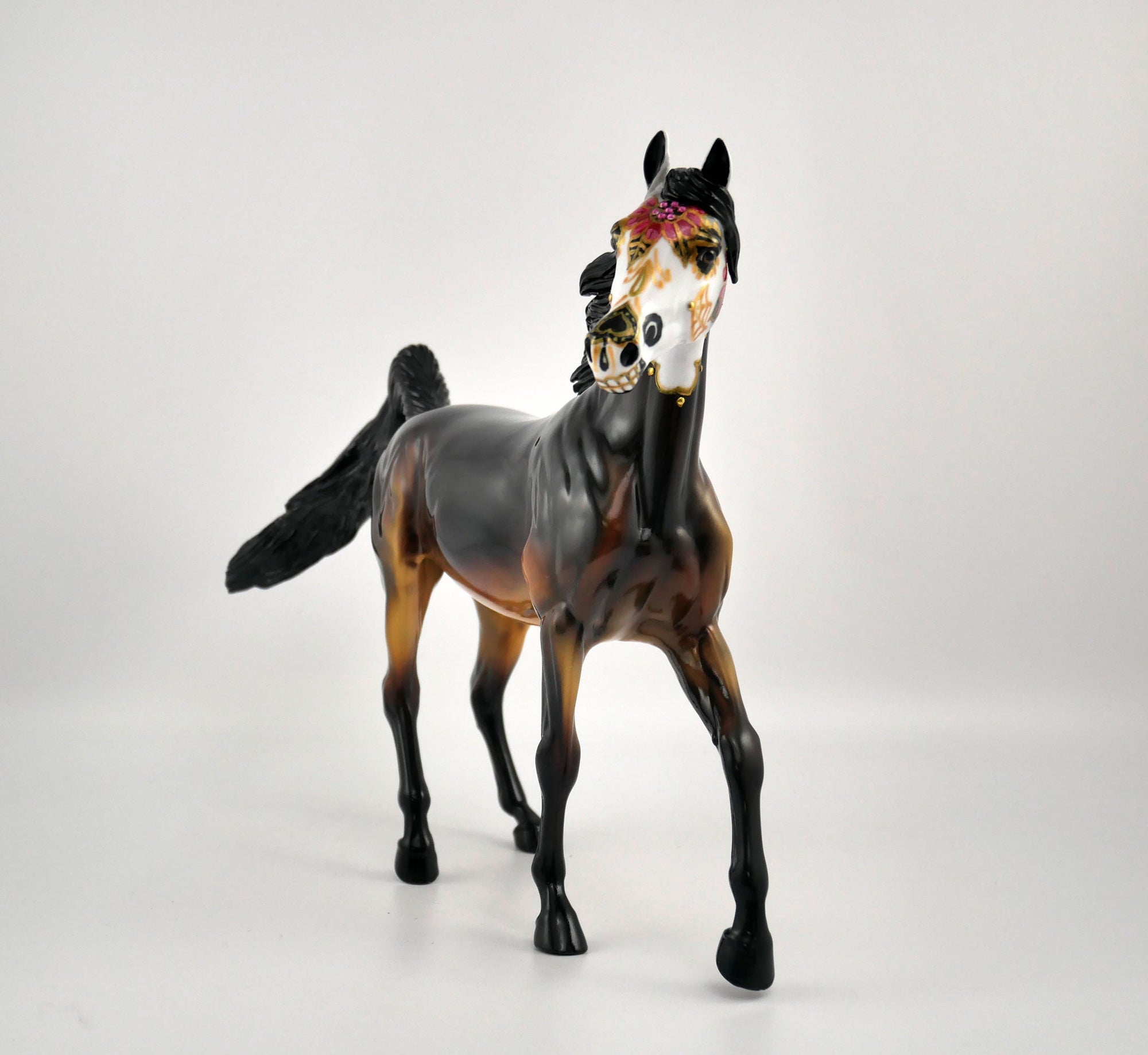 Carmello-OOAK Sugar Skull Arabian Mare By Dawn Quick MM 2020