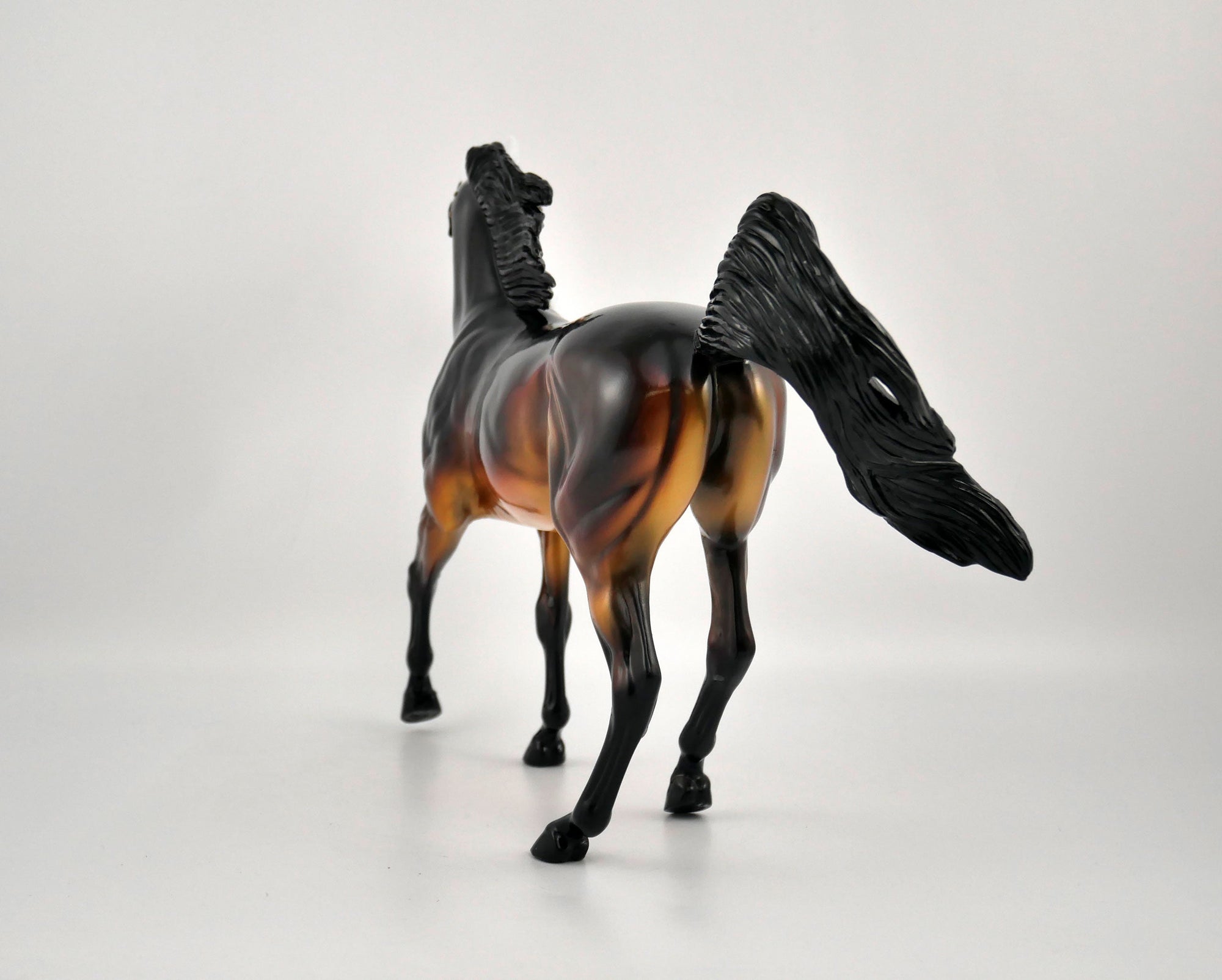 CARMELO-OOAK DECORATOR SUGAR SKULL ARABIAN MARE BY DAWN SKULL MM20