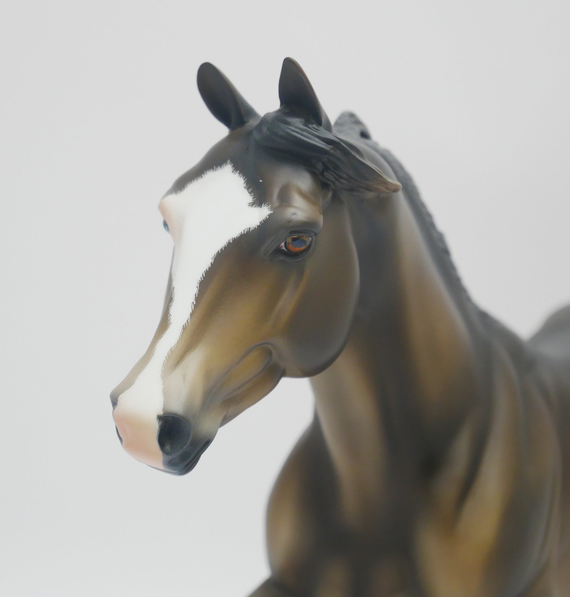 CHA CHING-OOAK GRULLA FOUNDATION QUARTER HORSE MODEL HORSE BY KAYLA