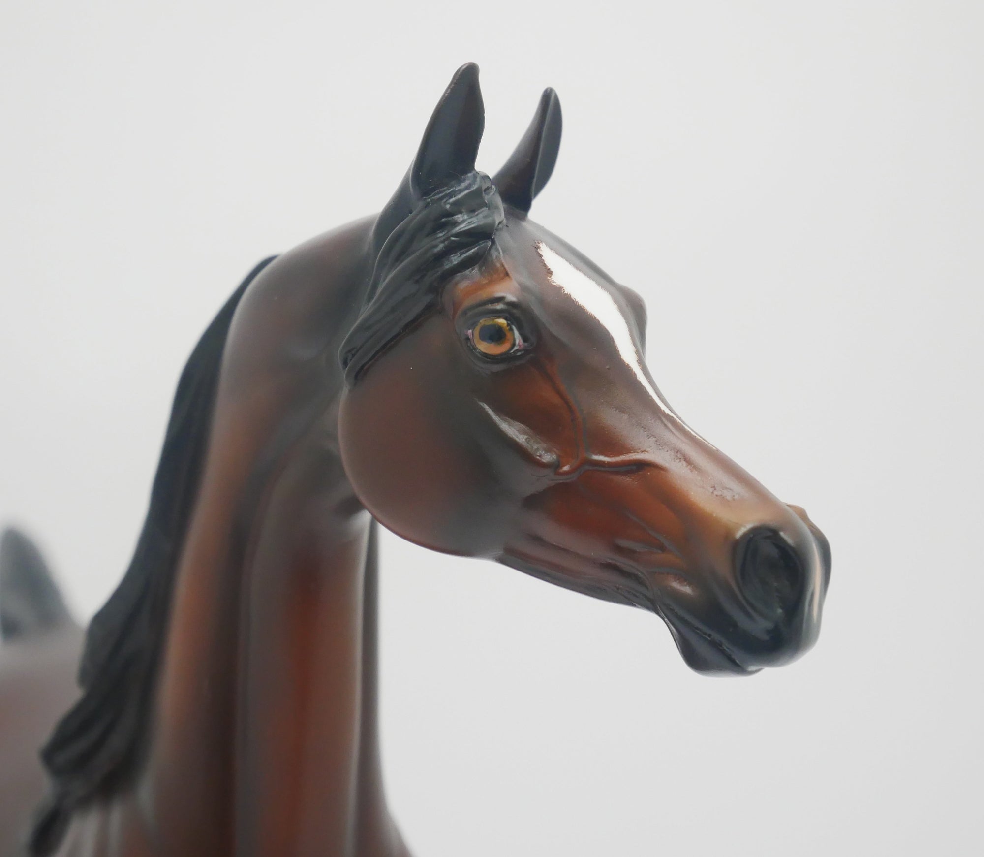 CHARLIE BROWN-OOAK BAY ARABIAN MODEL HORSE BY KAYLA 3/13/20