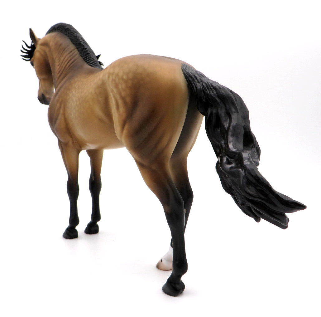 Clayton-OOAK Buckskin Andalusian by Caroline Boydston 10/11/21