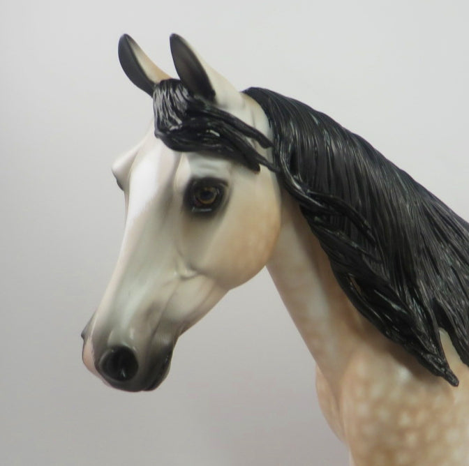 COLLEEN-OOAK STAR DAPPLE PALE PALOUSE MODEL HORSE BY SHERYL LEISURE SB20