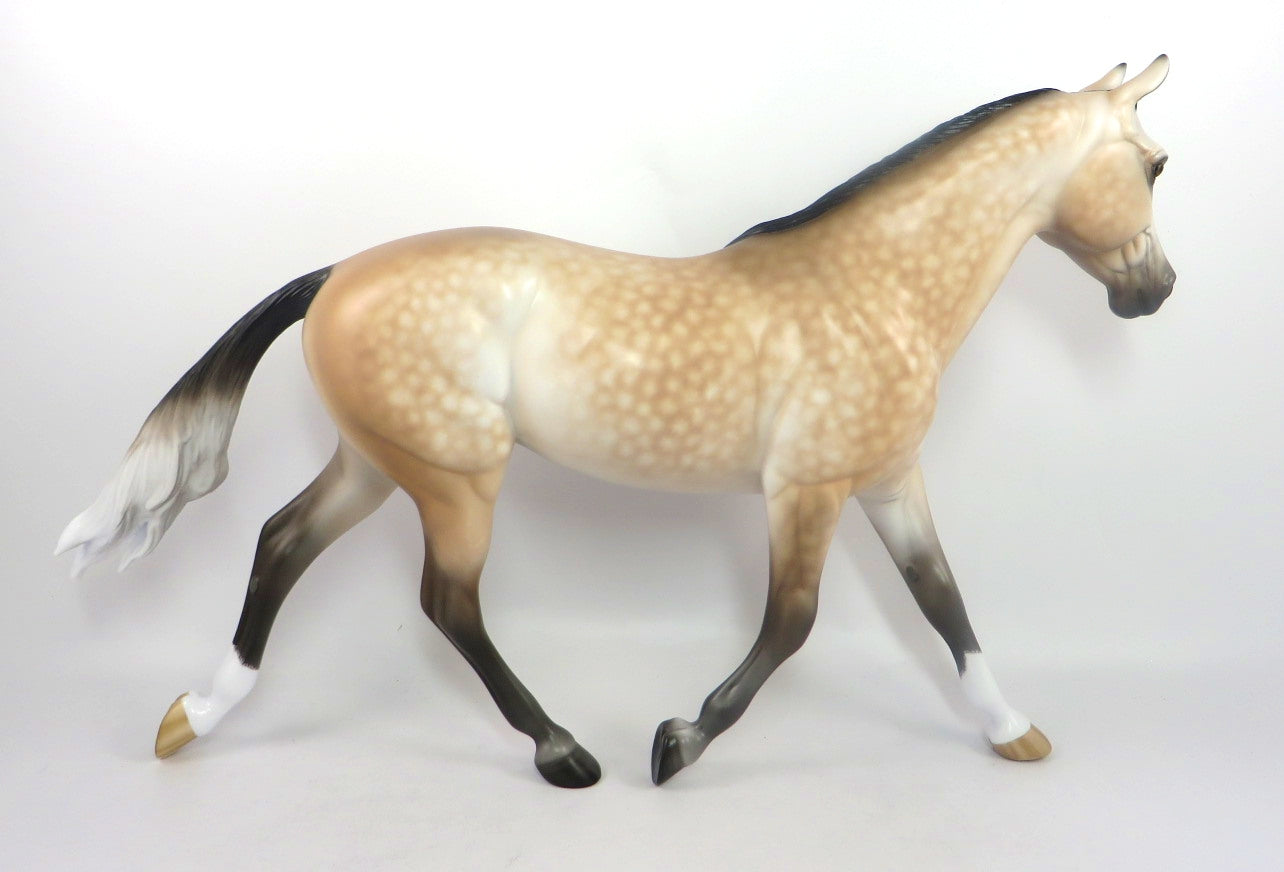 COLLEEN-OOAK STAR DAPPLE PALE PALOUSE MODEL HORSE BY SHERYL LEISURE SB20