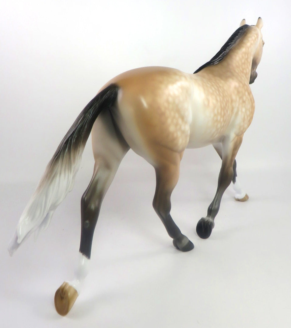 COLLEEN-OOAK STAR DAPPLE PALE PALOUSE MODEL HORSE BY SHERYL LEISURE SB20