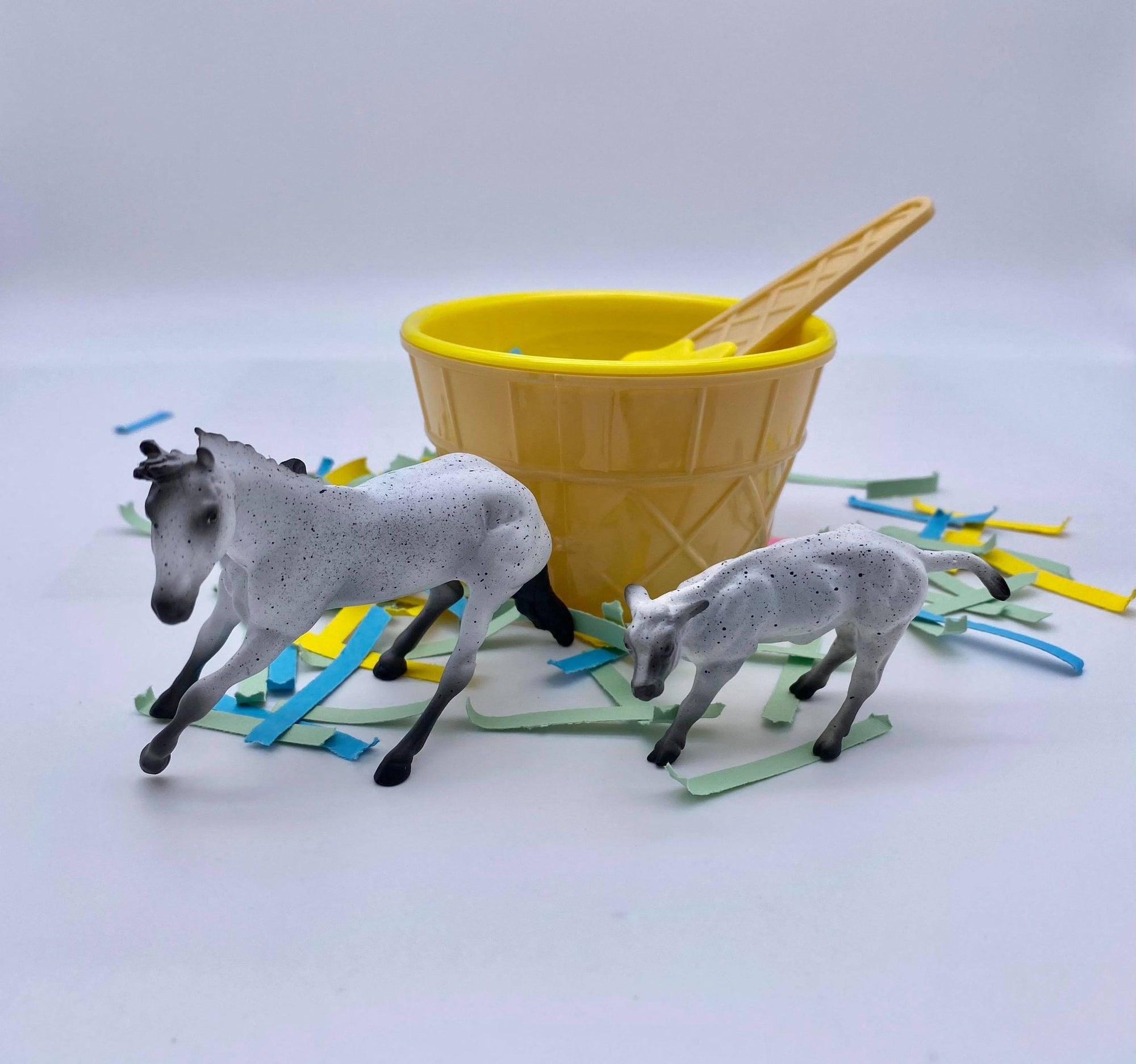 Cookies and Cream Cutter and Calf Chip-OOAK Painted By Ellen Robbins NICM-7/23/21