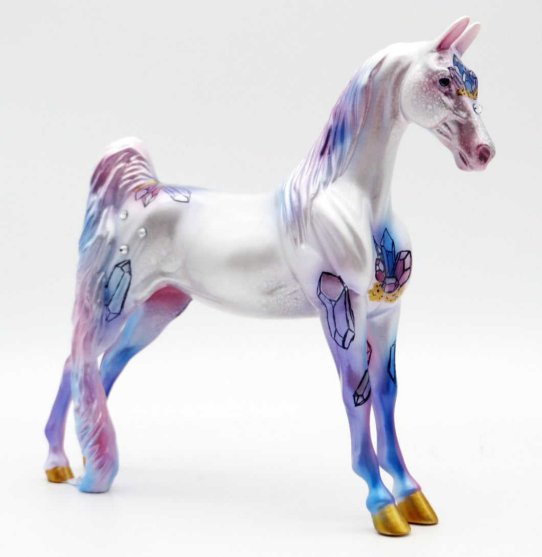 Crystal OOAK Saddlebred Deco Painted By Jas MM 21