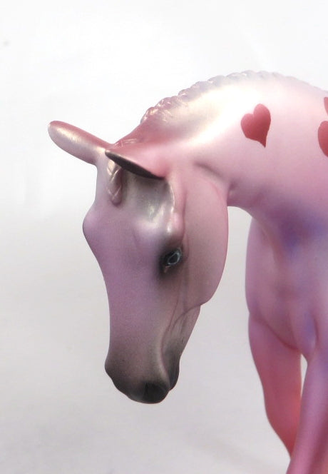 CUPID'S BOW - OOAK PINK VALENTINE DECORATOR WARMBLOOD PEBBLE 02/14/2020